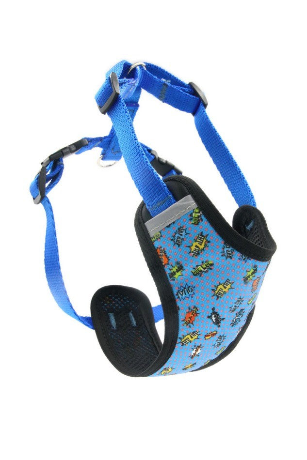 Pressure Free Harness – Blue Graffiti