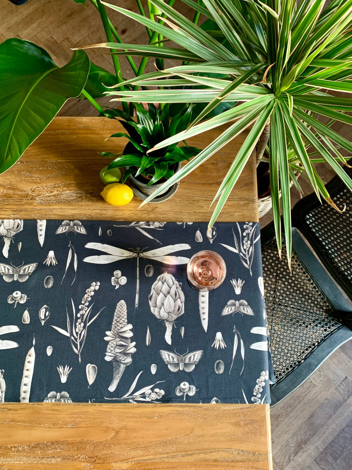 Seeds Carbon Table Runner