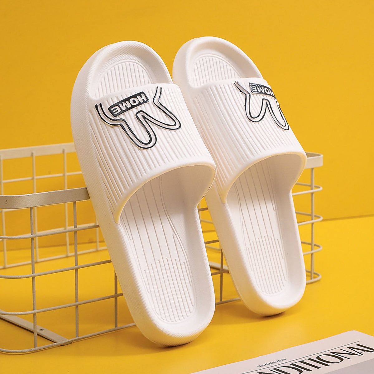 CIAB01 - Ciabatte piatte da donna con cartoni animati