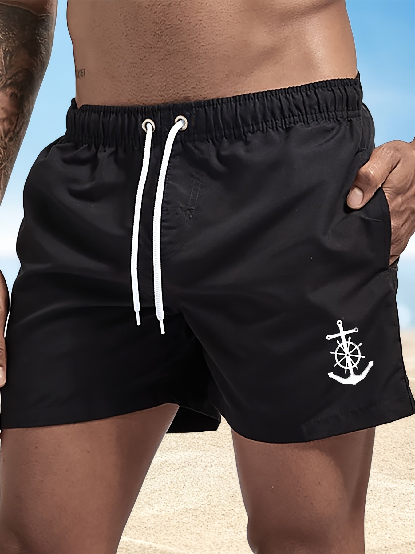 BSMENF10 - Pantaloncini da bagno da uomo ad asciugatura rapida