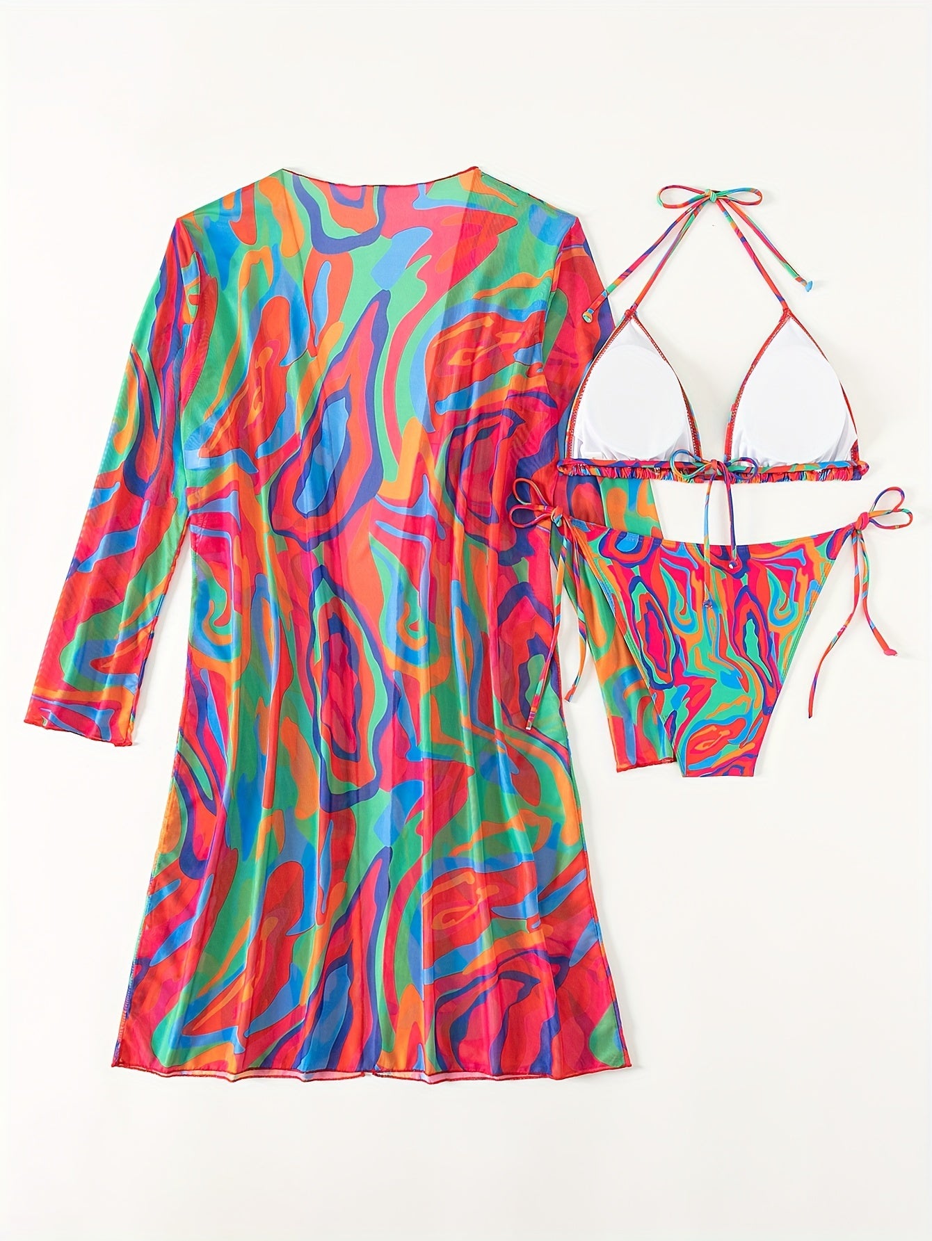 BSGIRL07 - Completo da bagno da donna 3 pezzi