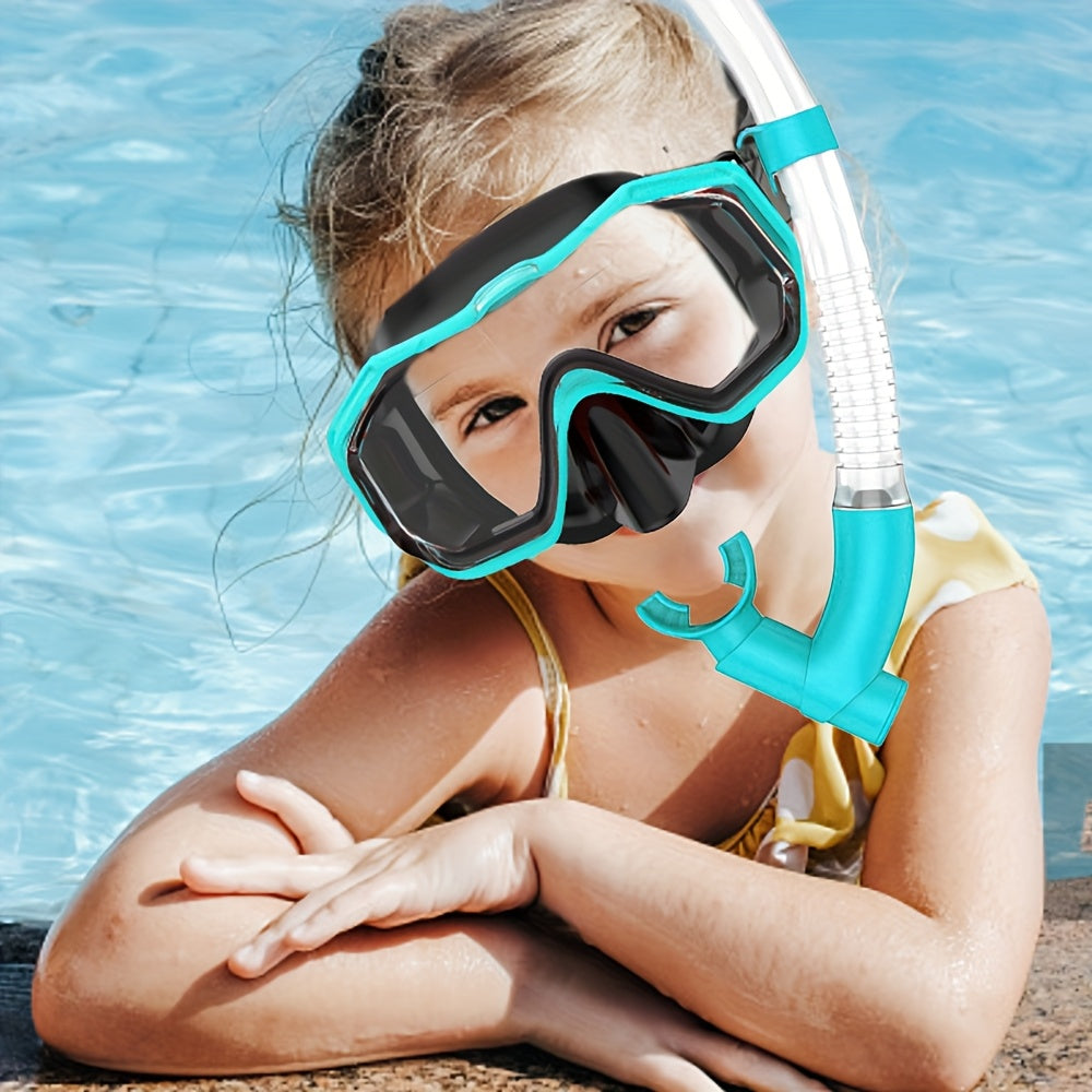 SNOR16 - Maschera da snorkeling e tubo di respirazione per ragazzi