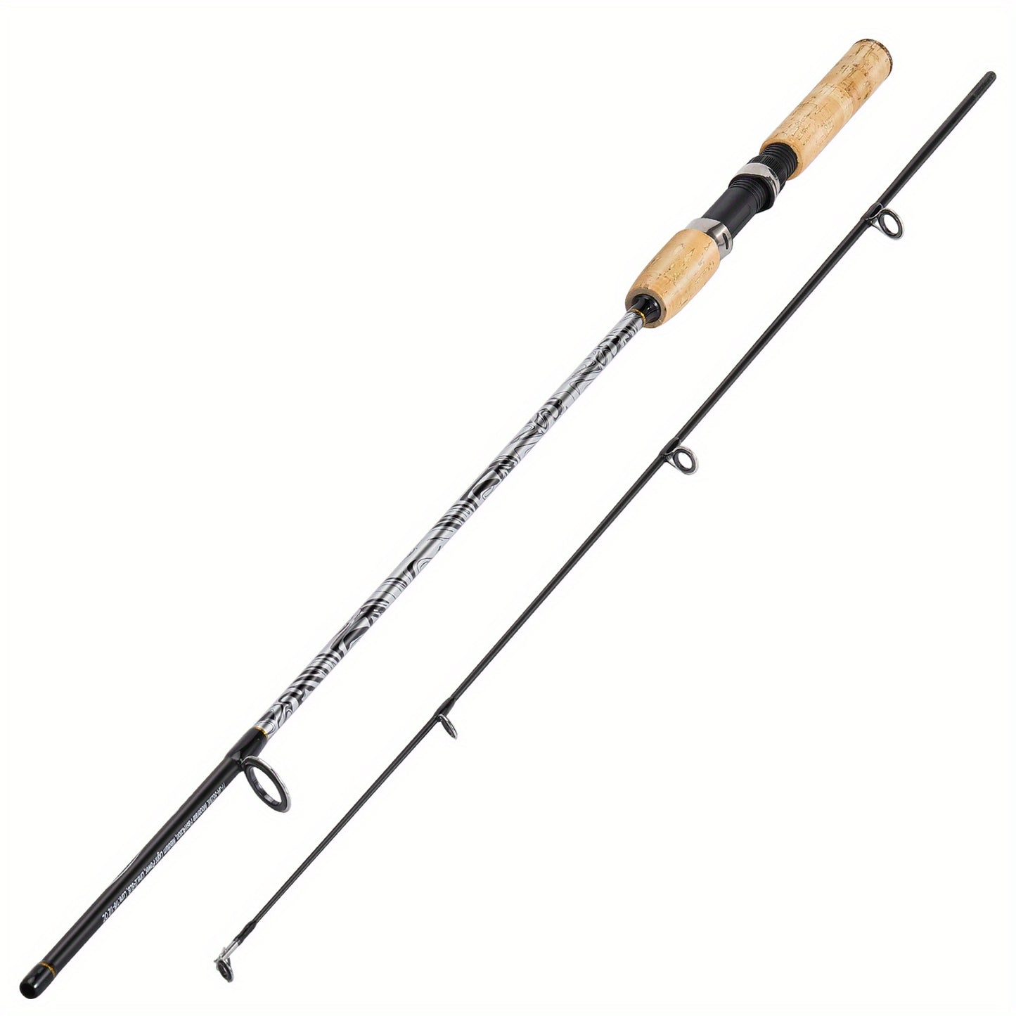 SPORT011 - Canna da pesca resistente e durevole con fusto in fibra di vetro