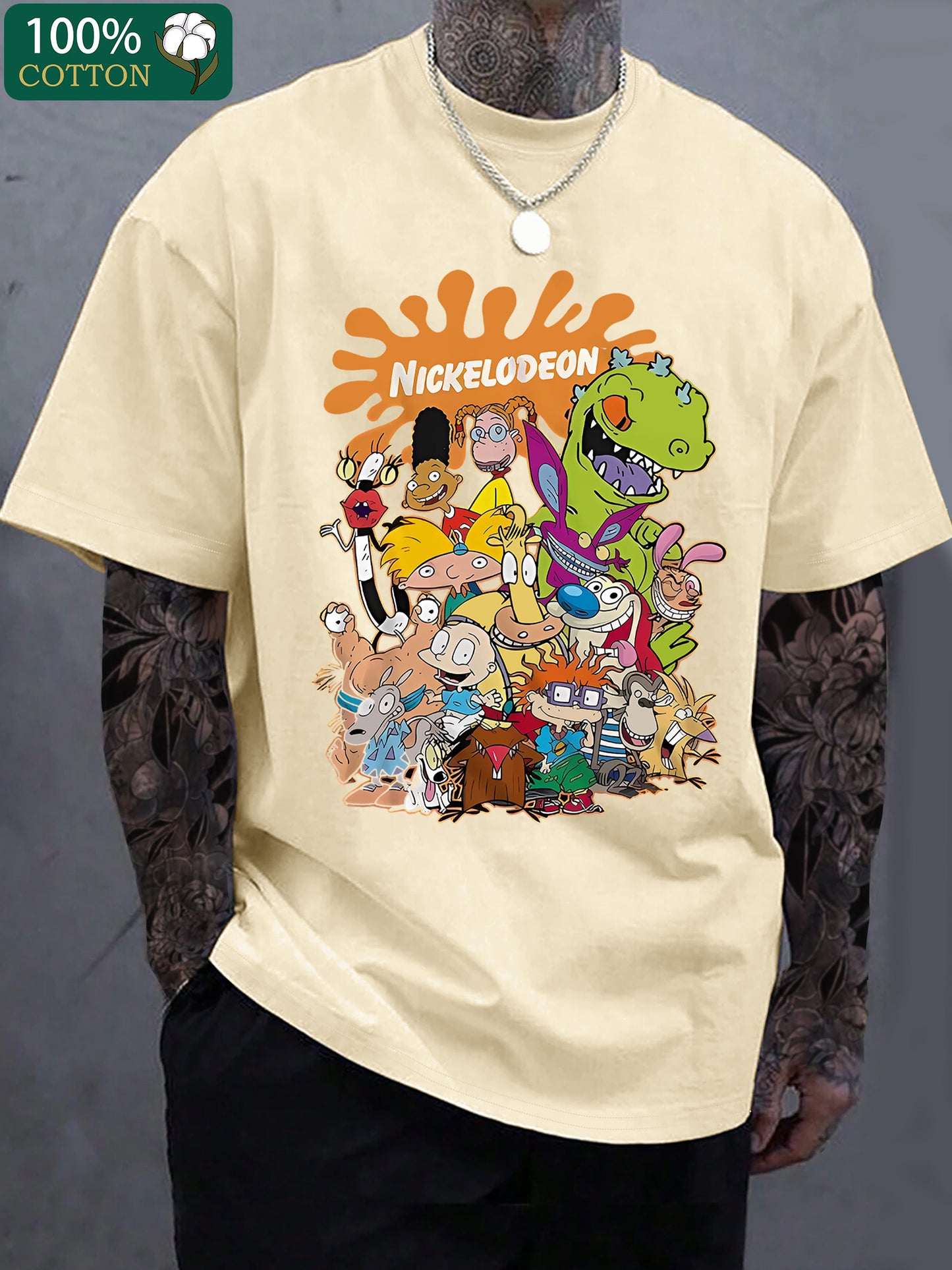 TSHIRT13 - T-shirt casual da strada hip-hop