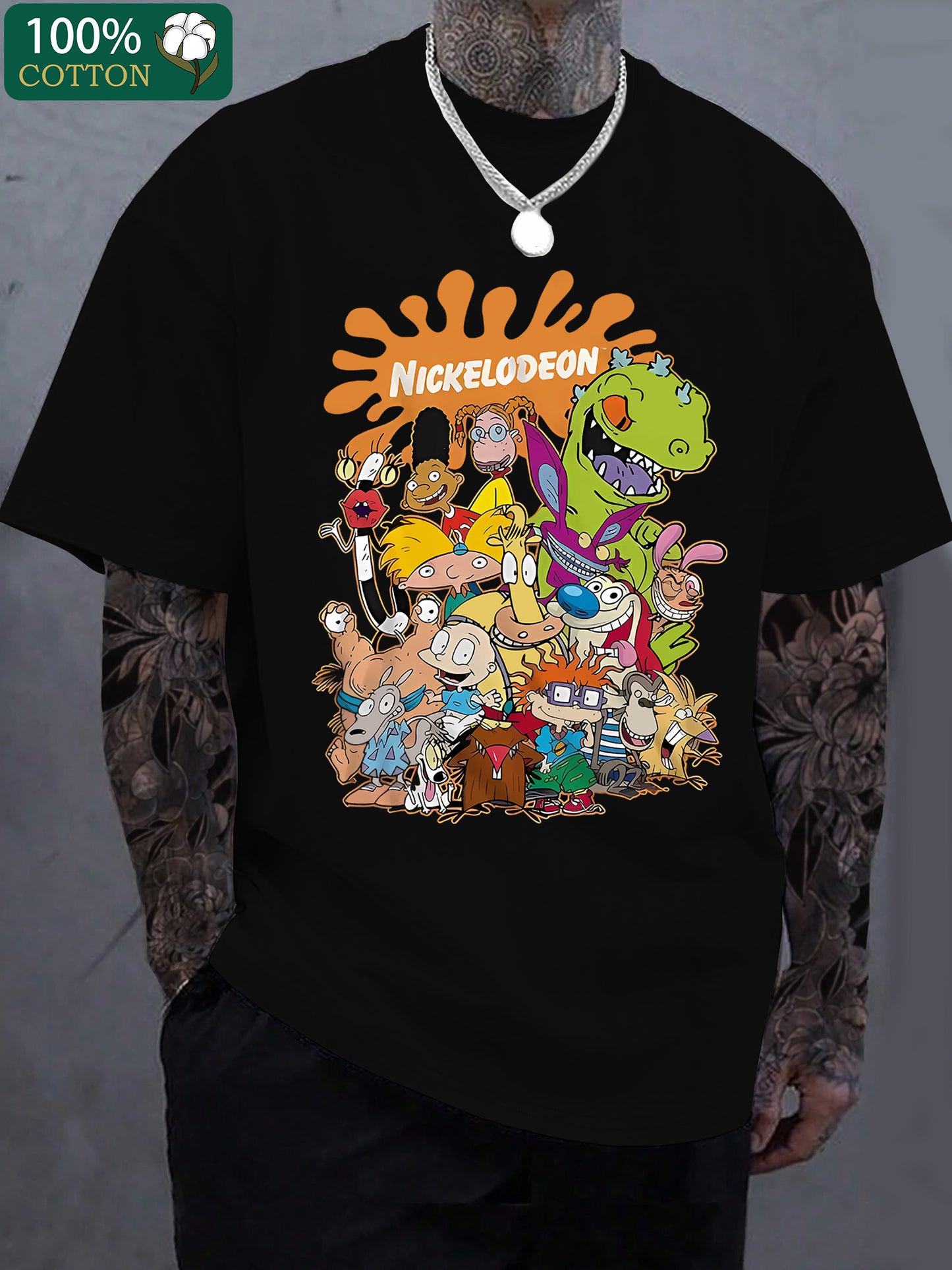 TSHIRT13 - T-shirt casual da strada hip-hop