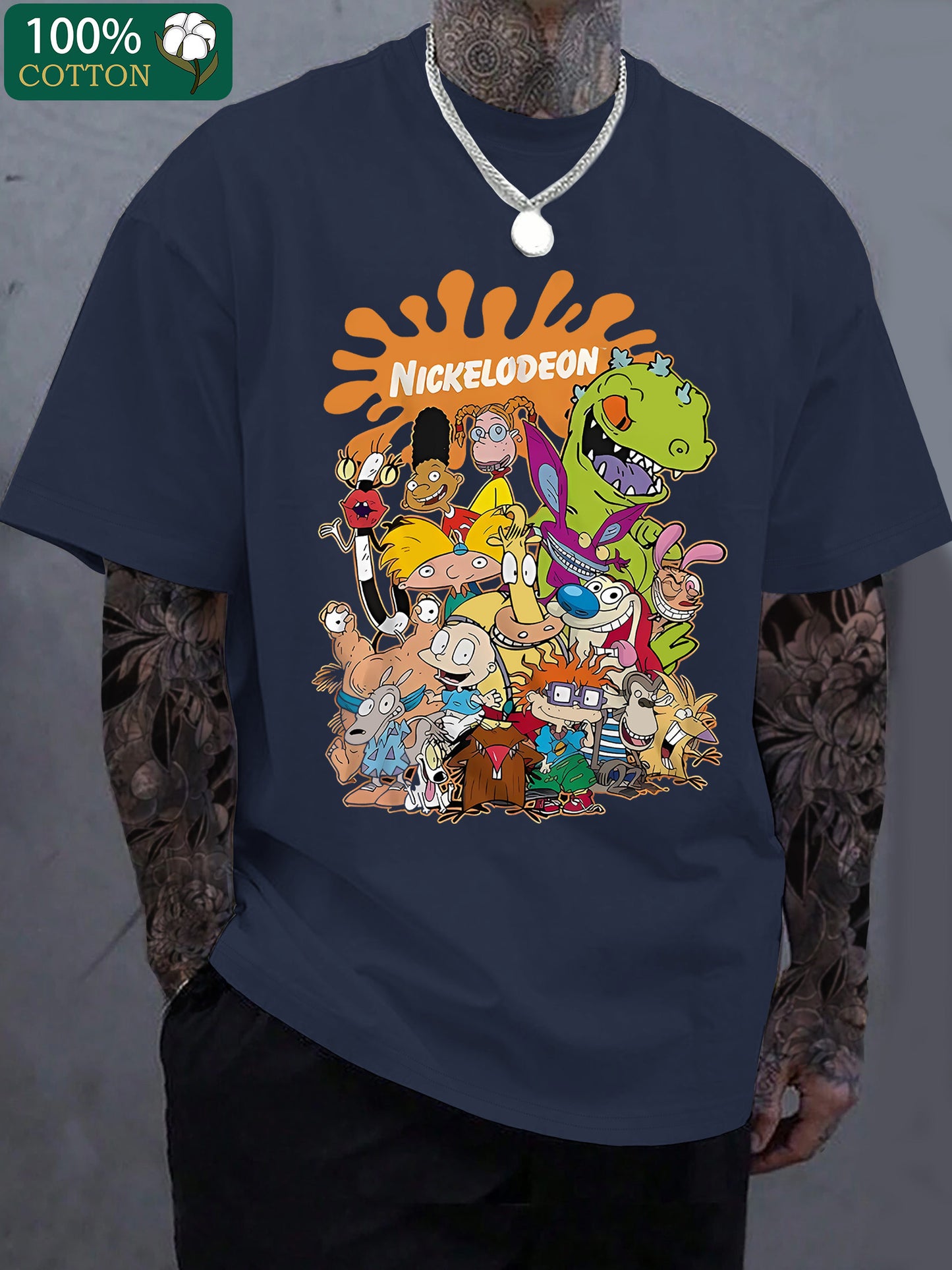 TSHIRT13 - T-shirt casual da strada hip-hop