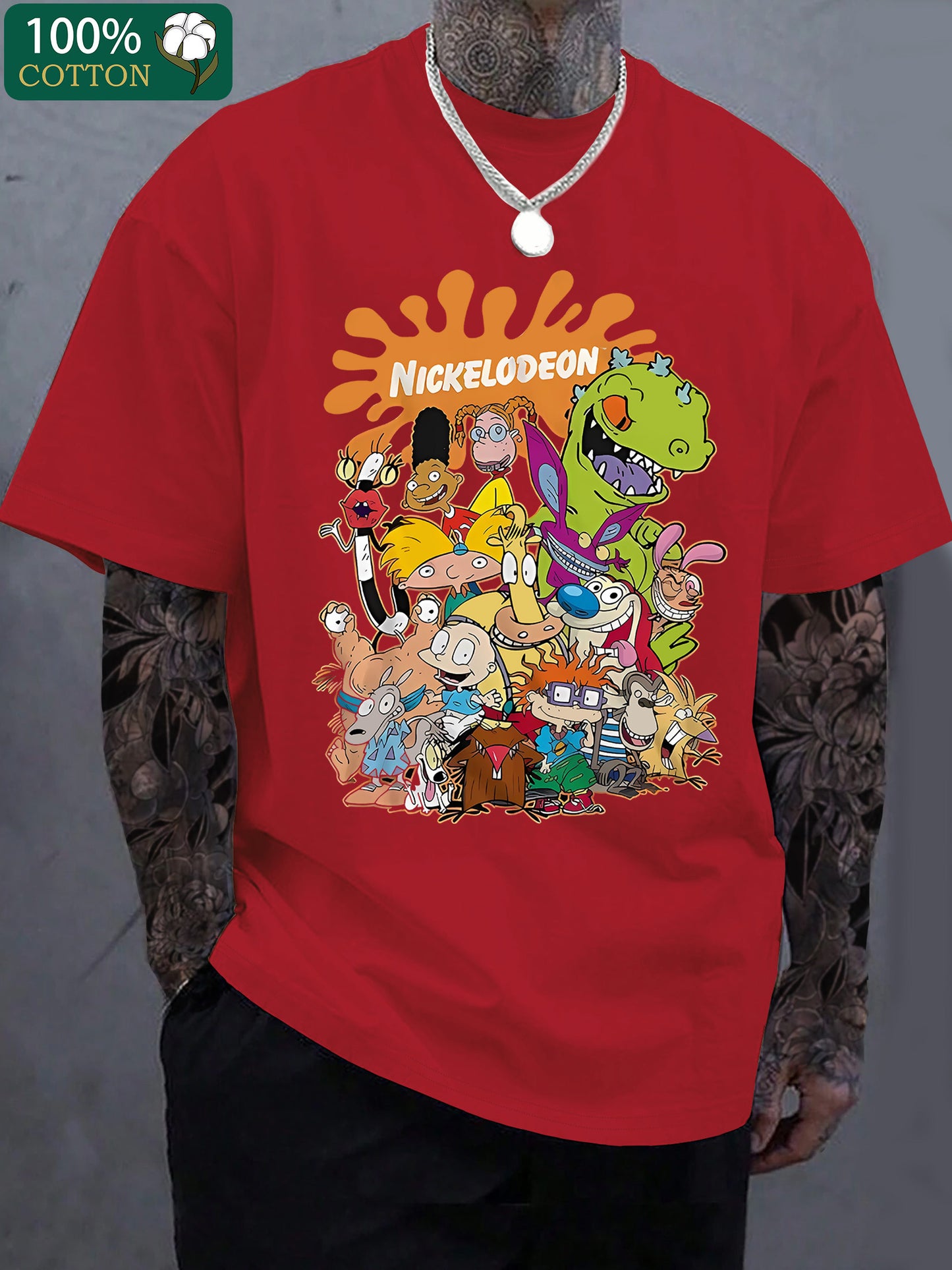 TSHIRT13 - T-shirt casual da strada hip-hop