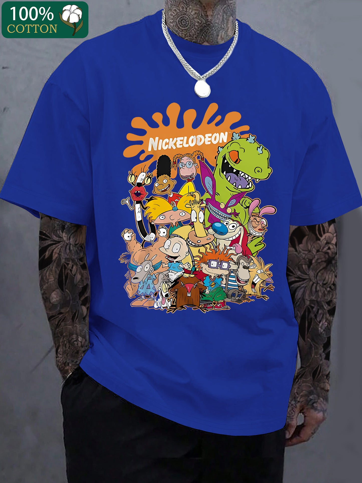 TSHIRT13 - T-shirt casual da strada hip-hop