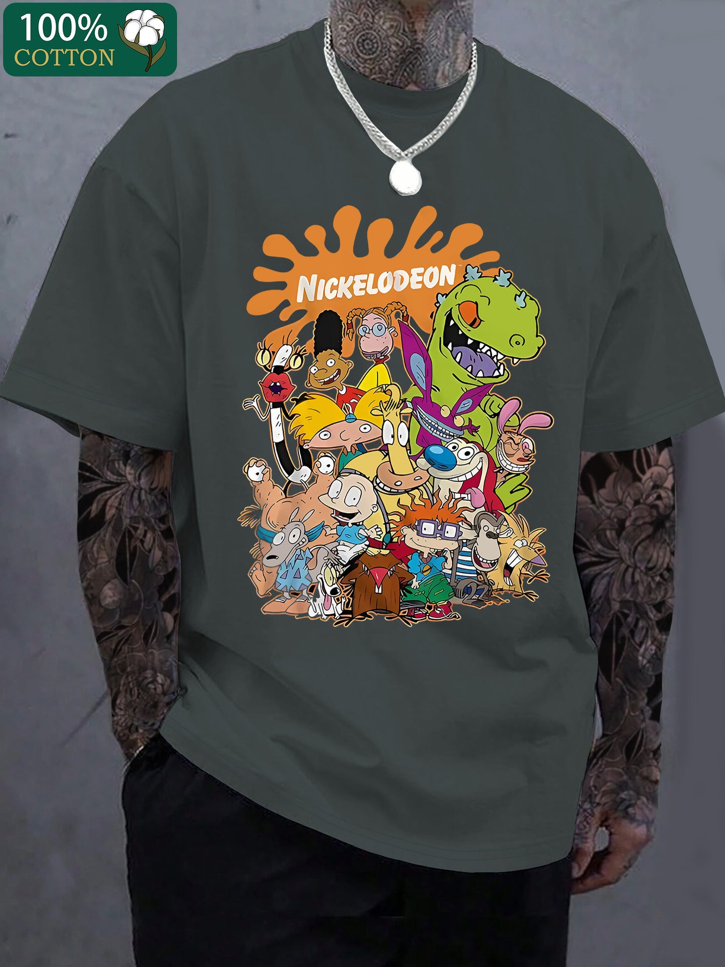 TSHIRT13 - T-shirt casual da strada hip-hop