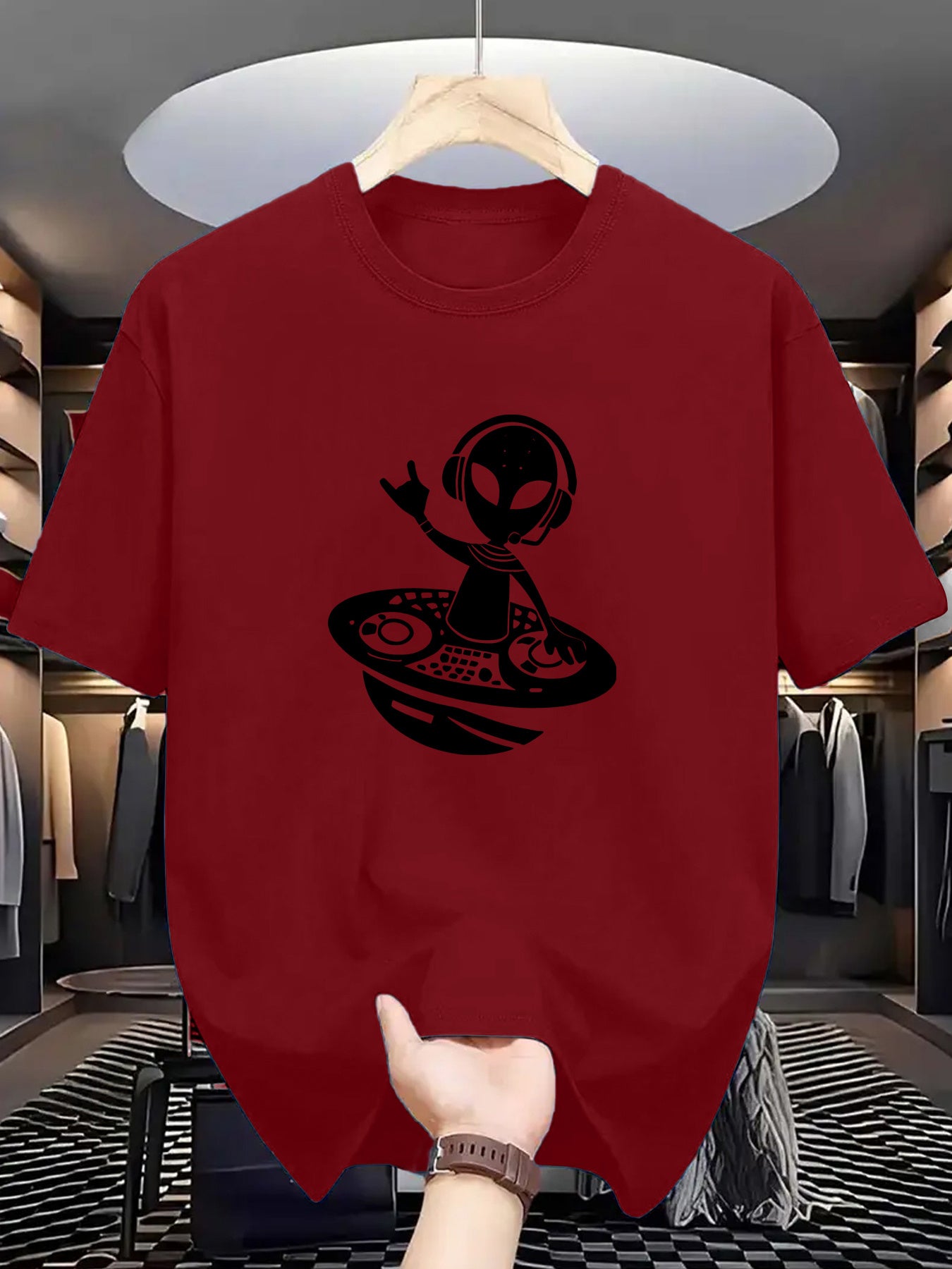 TSHIRT17 - T-shirt con stampa aliena