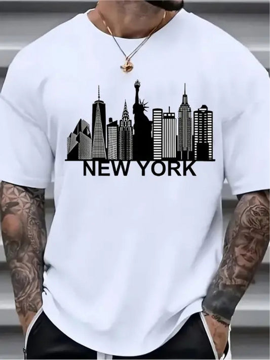 TSHIRT11 -  T-shirt cotone New York