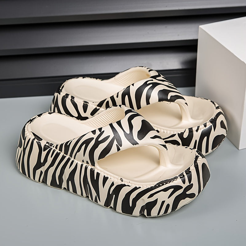 INFRA05 - Infradito eleganti da donna con motivo zebrato