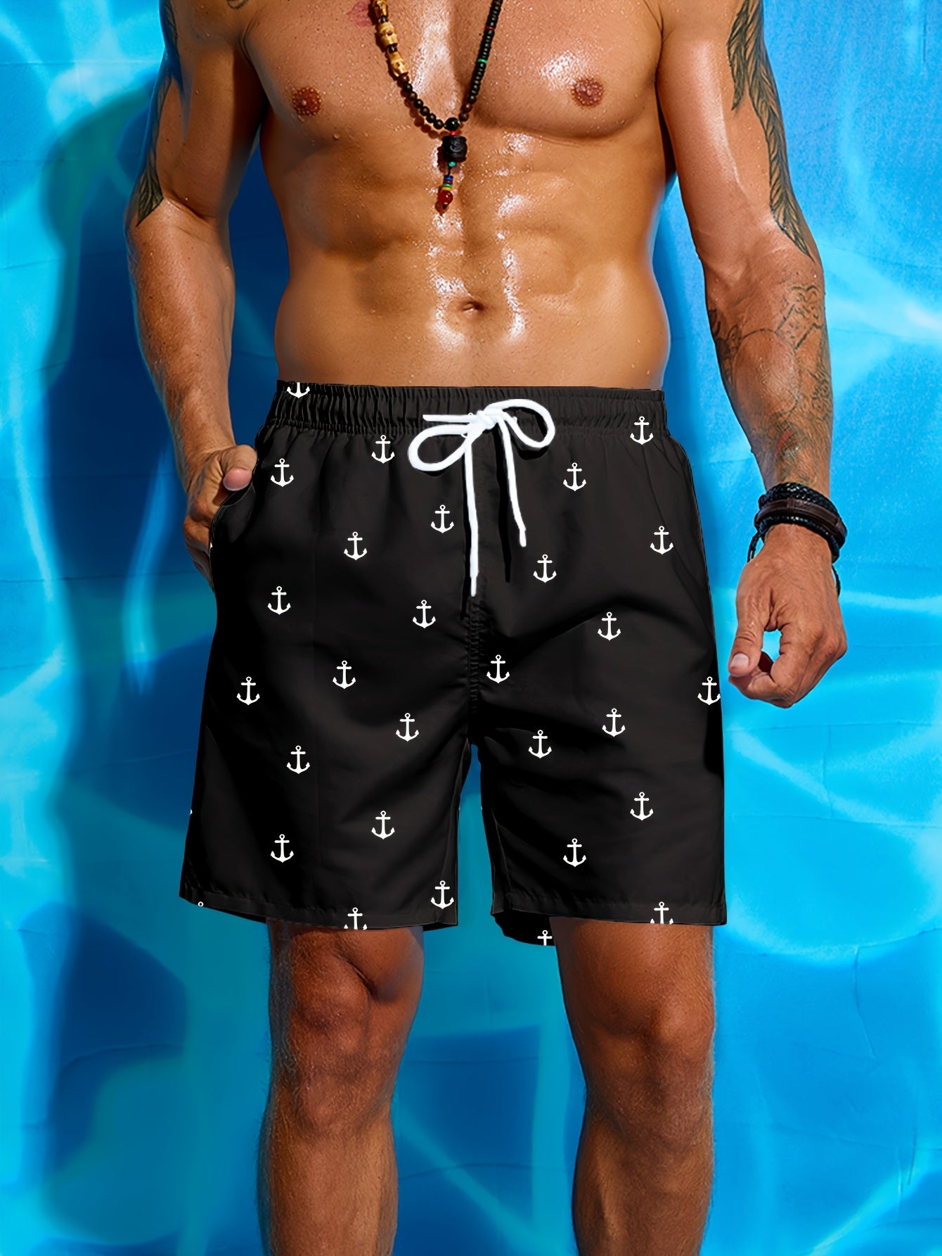 BSMEN01 - Costume da bagno interno in rete uomo