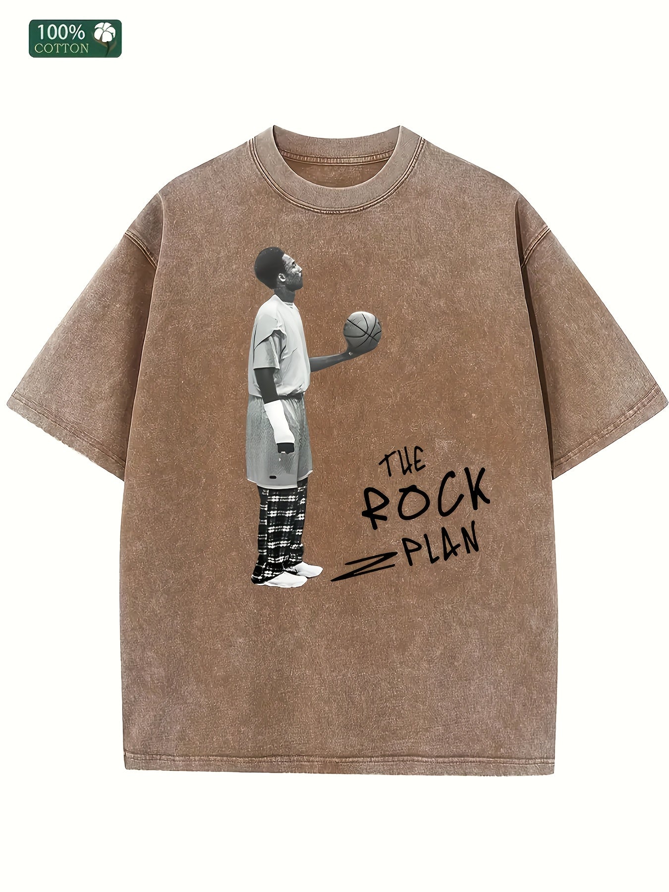 TSHIRT14 - Maglietta con stampa a motivo rock