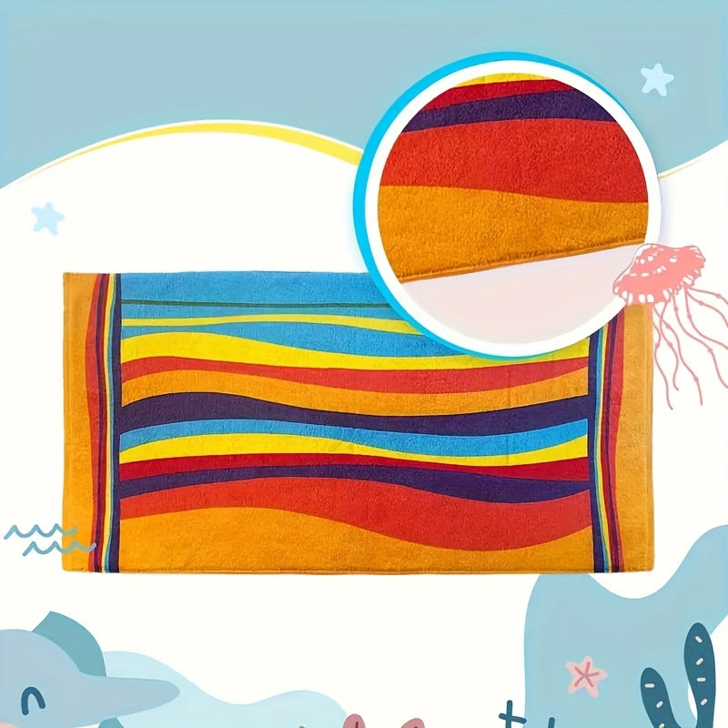 B01 - Extra Large Striped Beach Towel