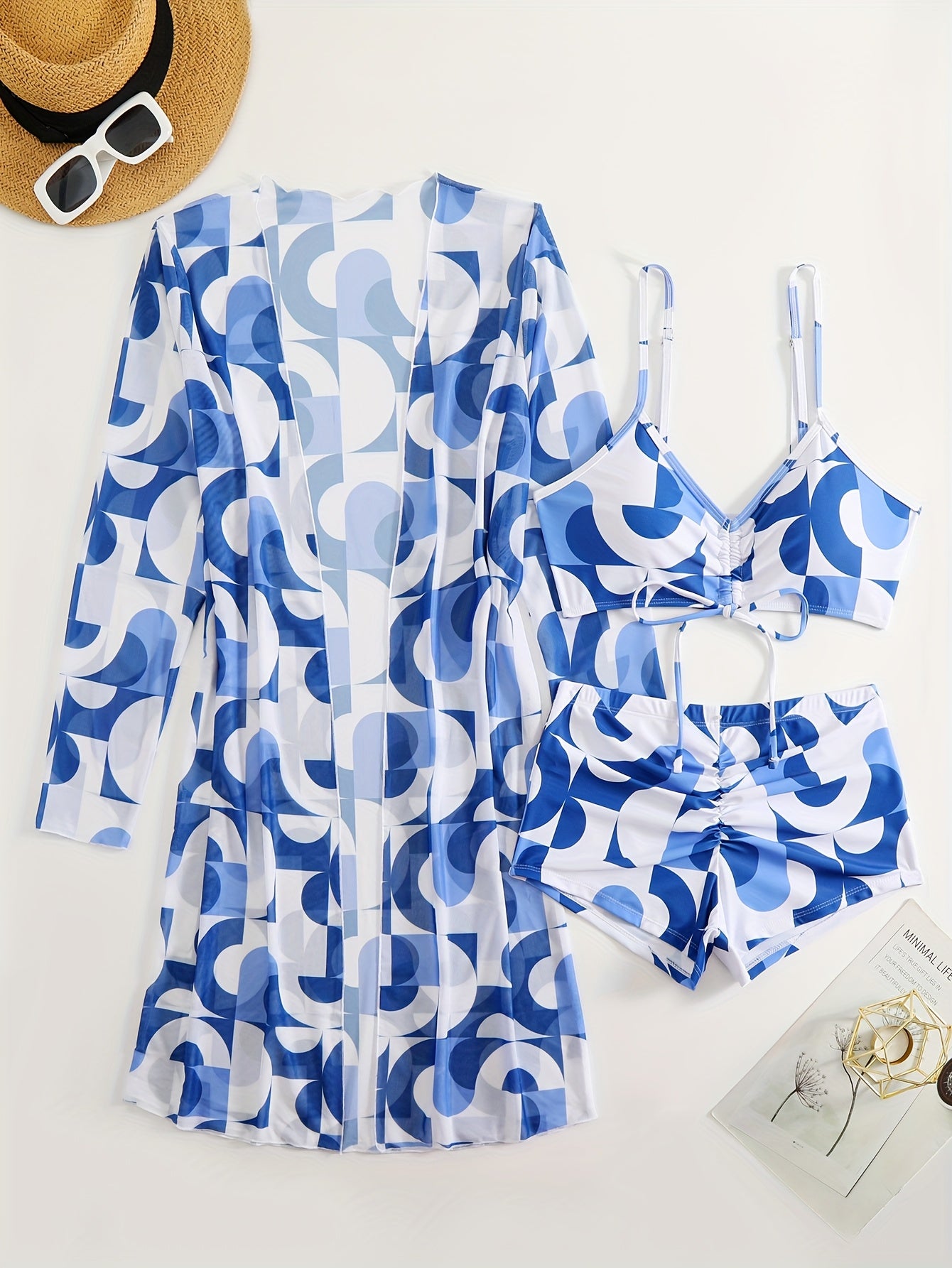 BSGIRL11 - Bikini con stampa a contrasto di colori