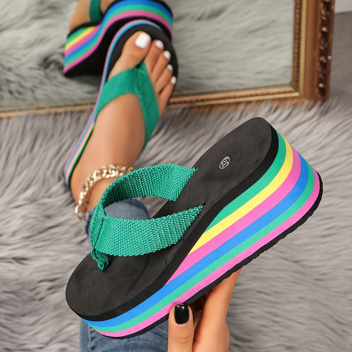 INFRA12 - Eleganti infradito estive da donna