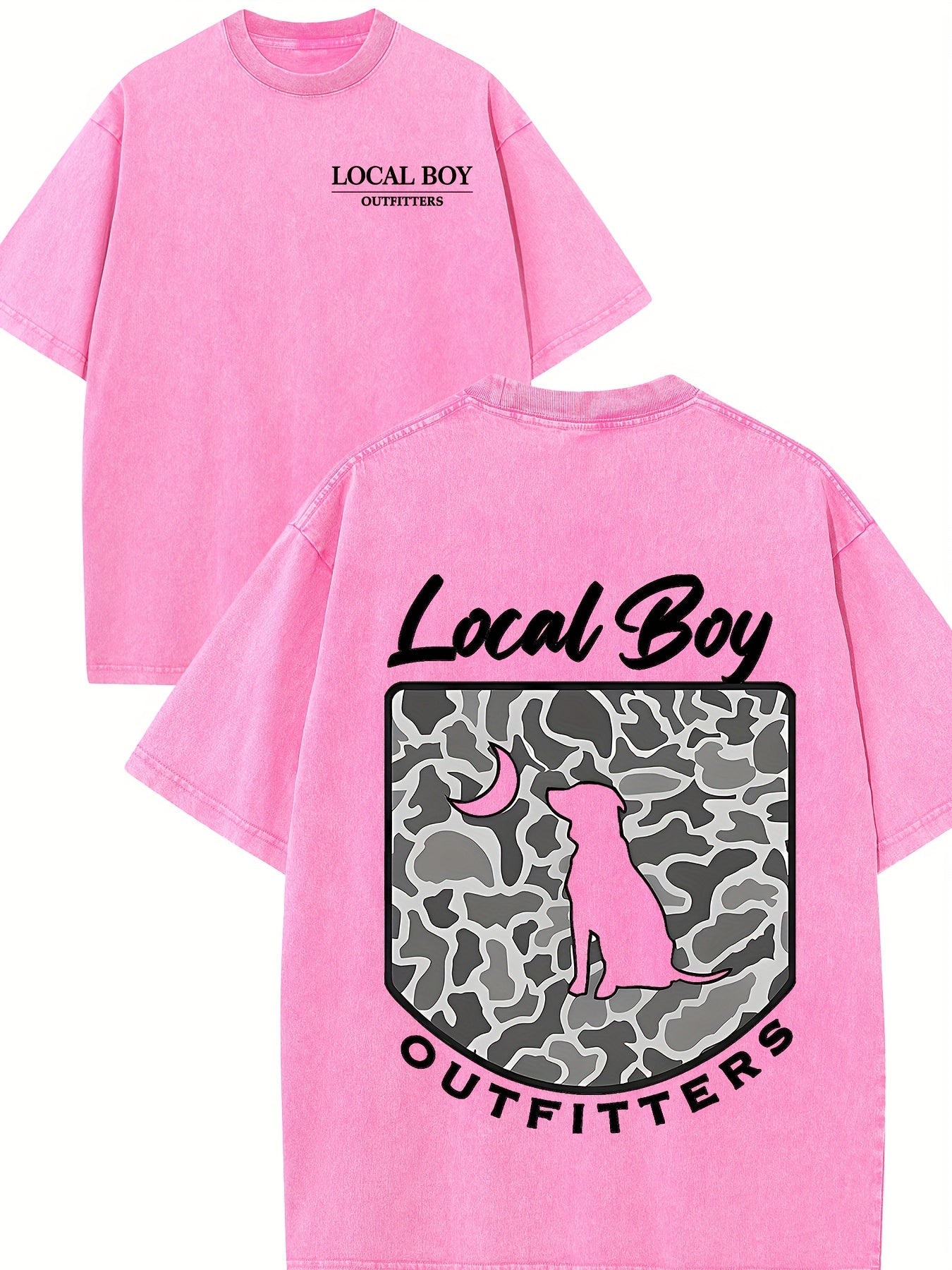 TSHIRT15 - T-shirt girocollo con stampa bifacciale