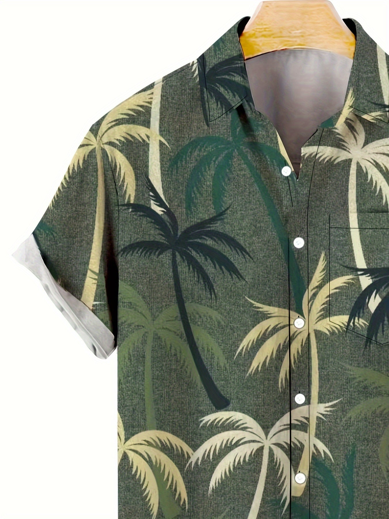 HAWAIA17 - Camicia hawaiana con stampa sfumata