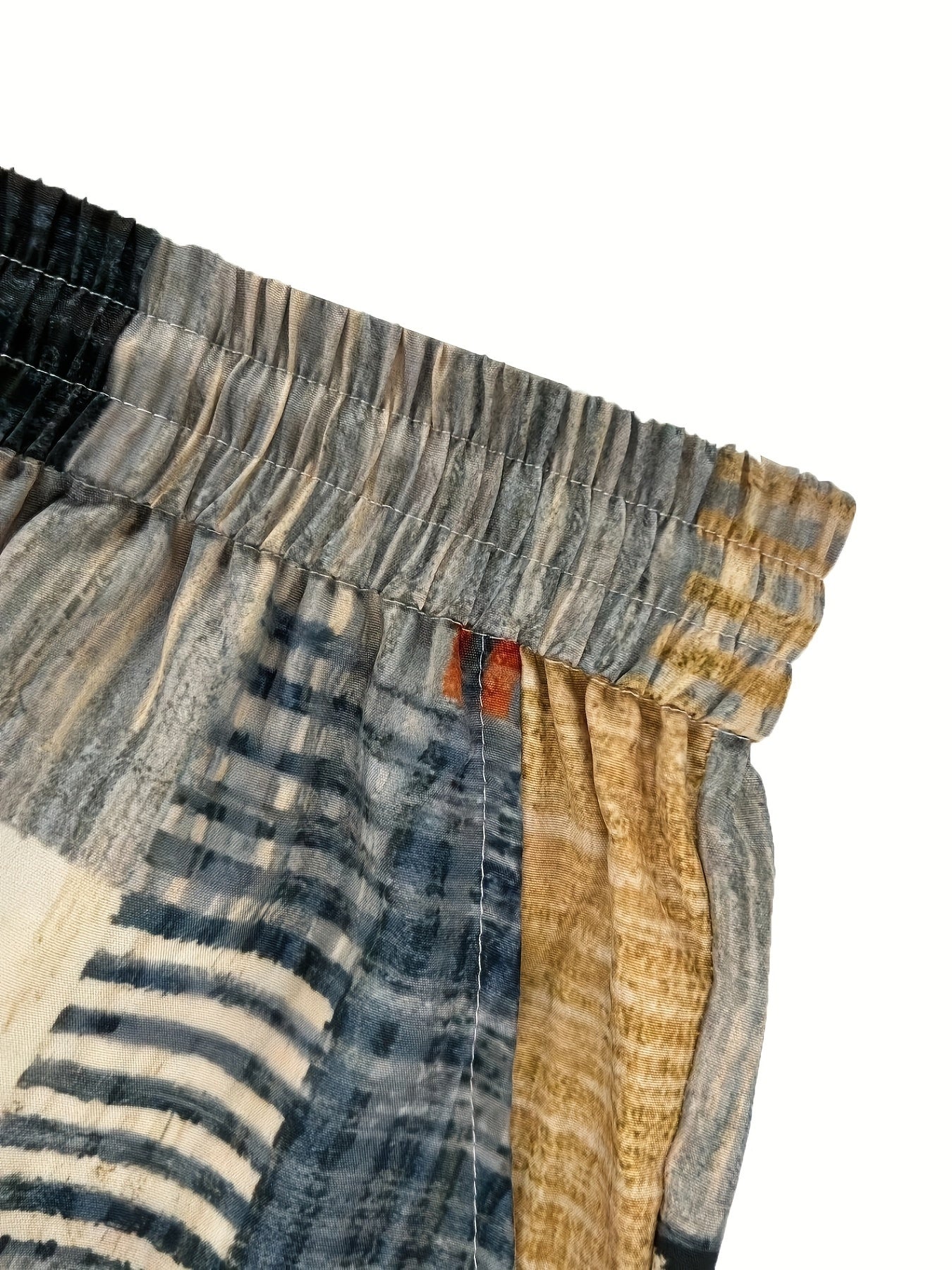 BSMENF17 - Pantaloncini da spiaggia motivo geometrico