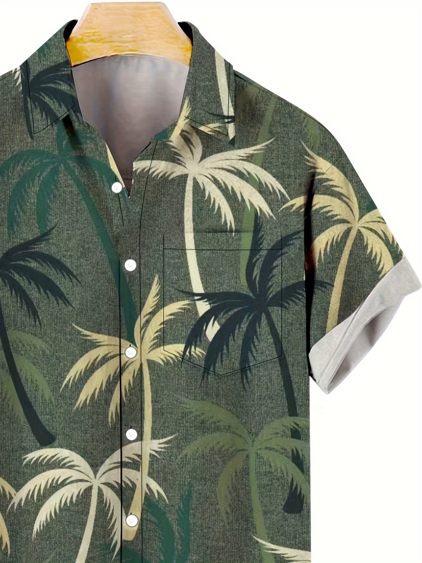 HAWAIA17 - Camicia hawaiana con stampa sfumata