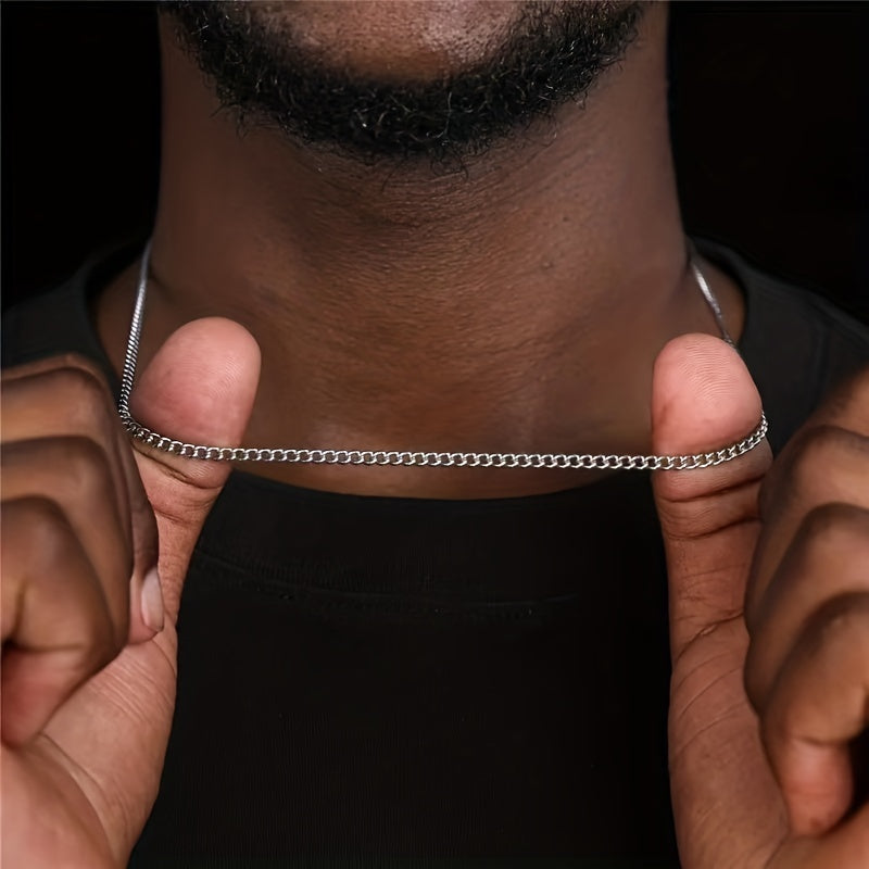 BRAC10 - Collana alla moda semplice al titanio