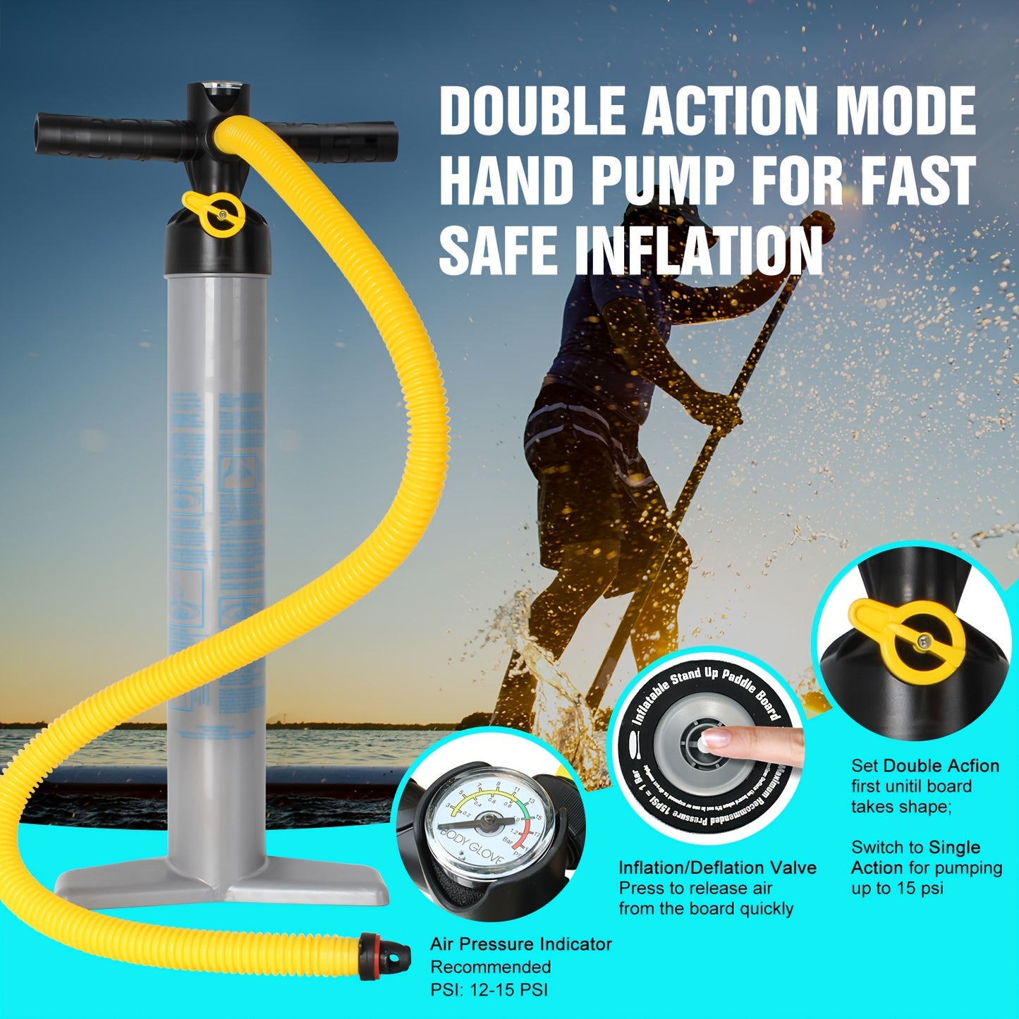 SPORT02 - Tavola da paddle gonfiabile Stand Up Paddle