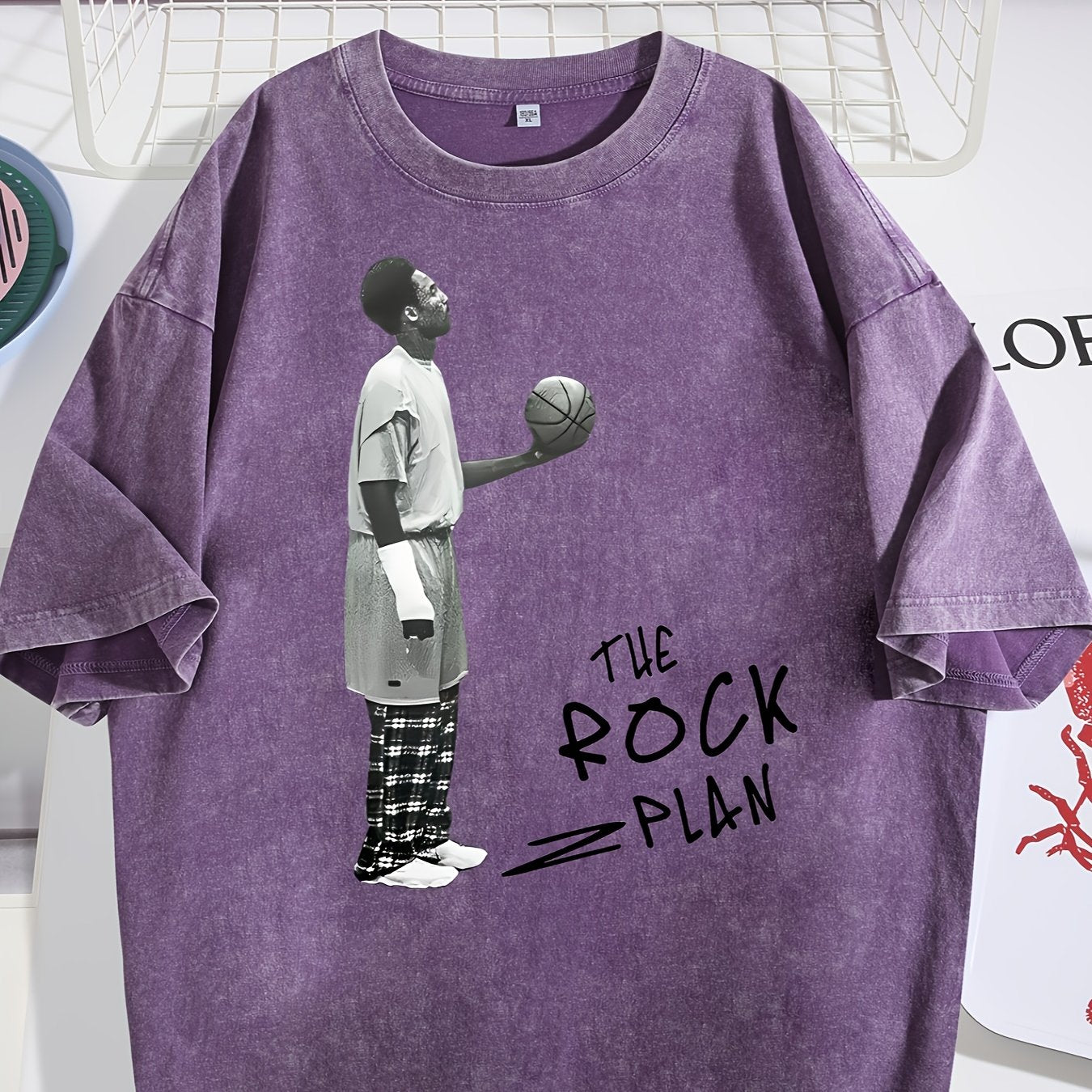 TSHIRT14 - Maglietta con stampa a motivo rock