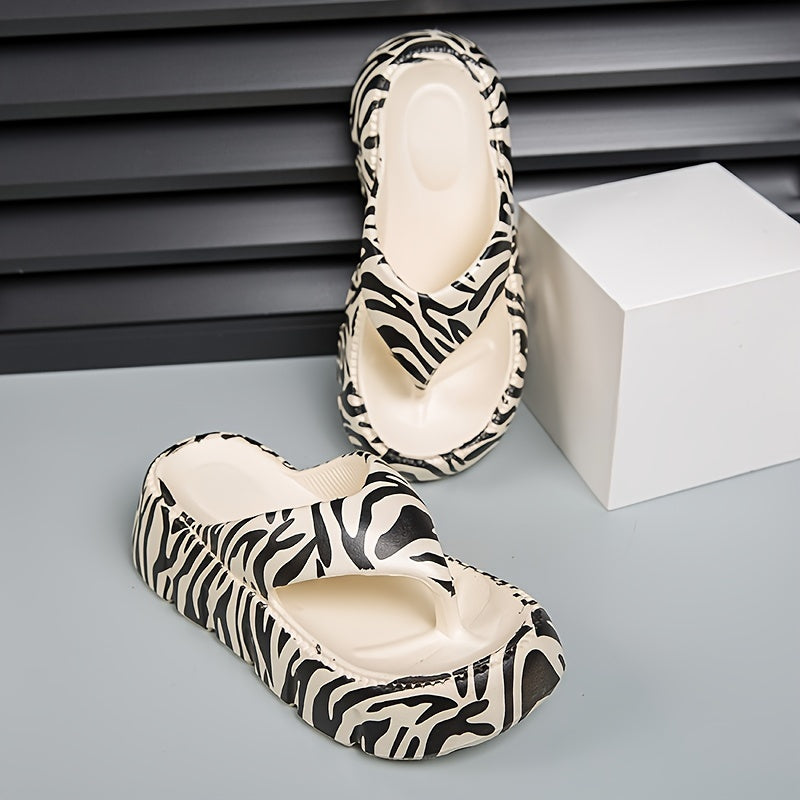 INFRA05 - Infradito eleganti da donna con motivo zebrato