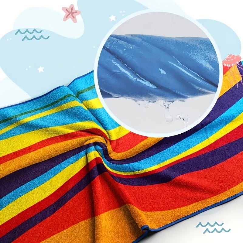 B01 - Extra Large Striped Beach Towel