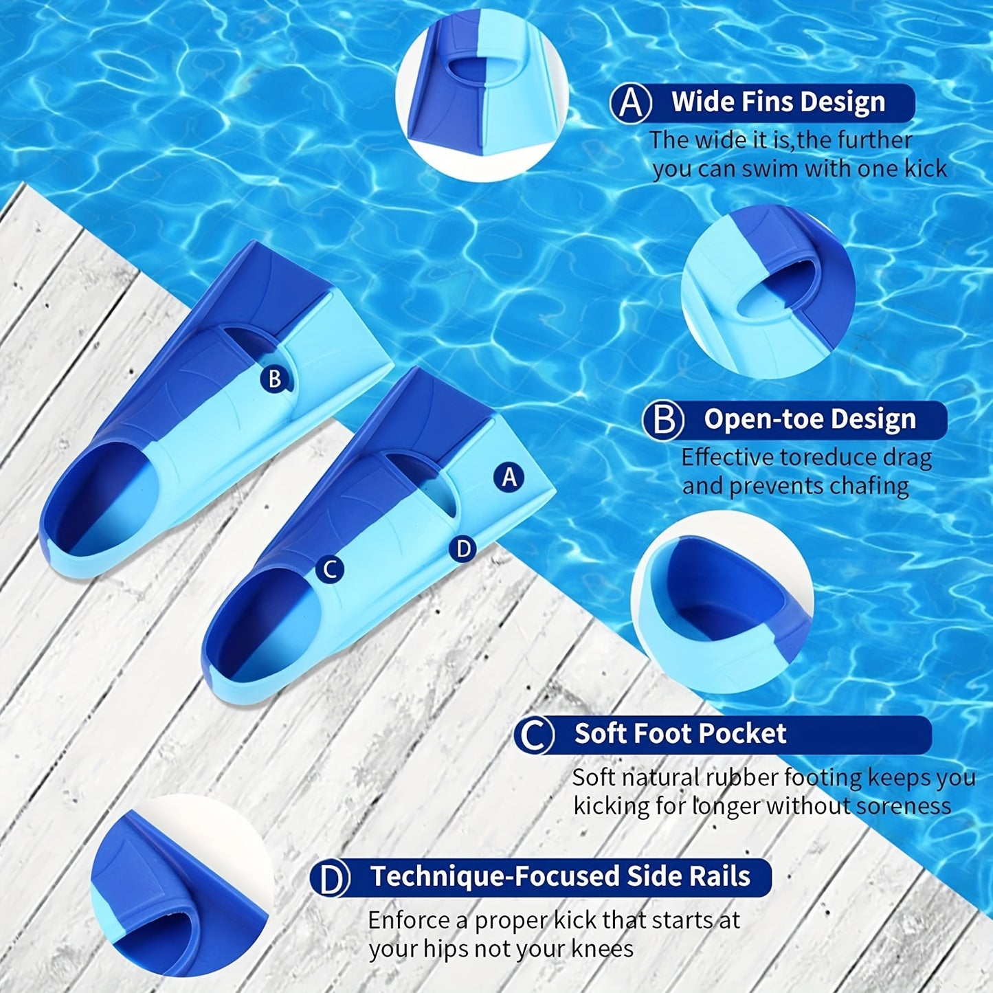 SNOR15 - Pinne da snorkeling premium