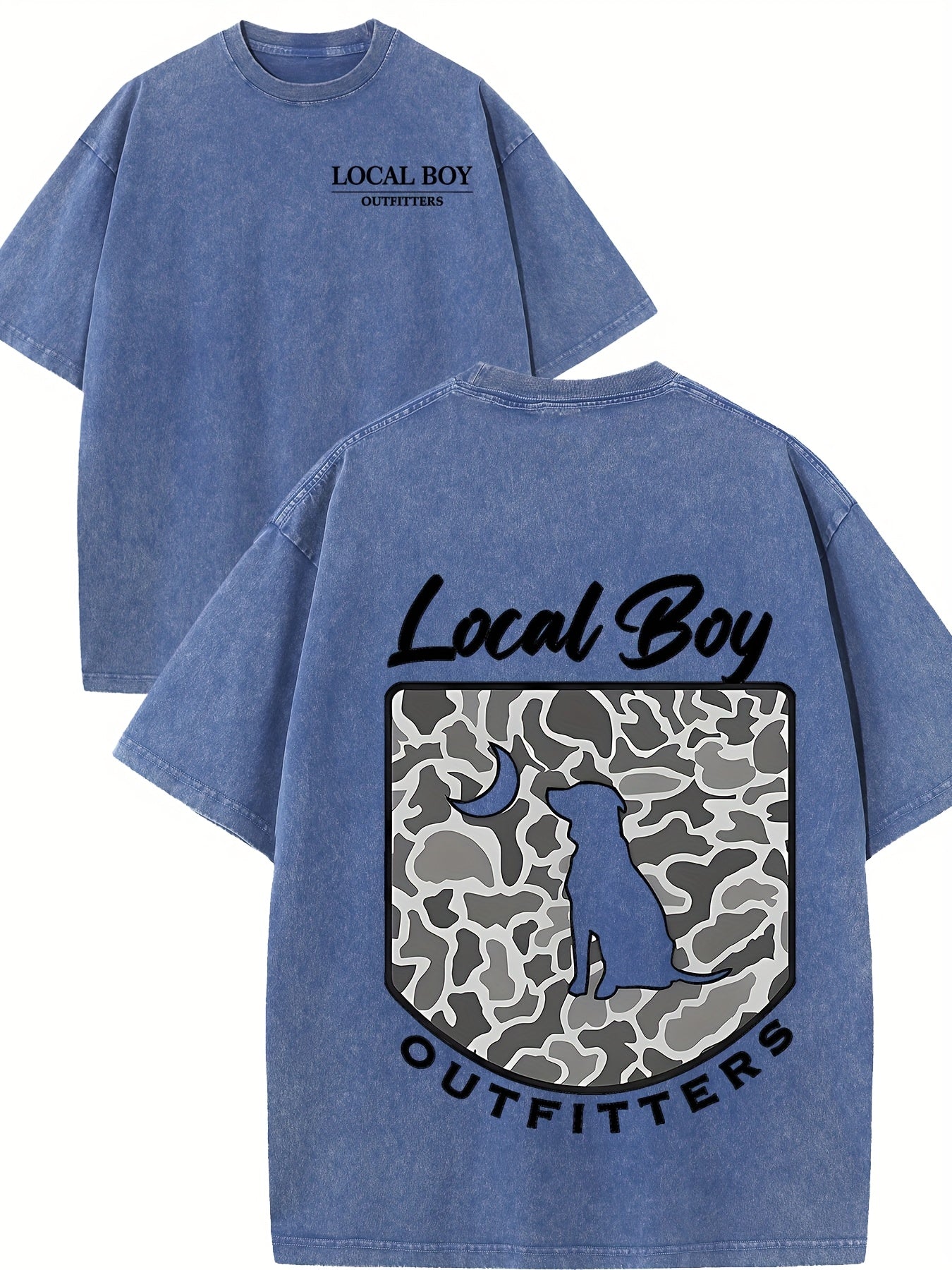 TSHIRT15 - T-shirt girocollo con stampa bifacciale