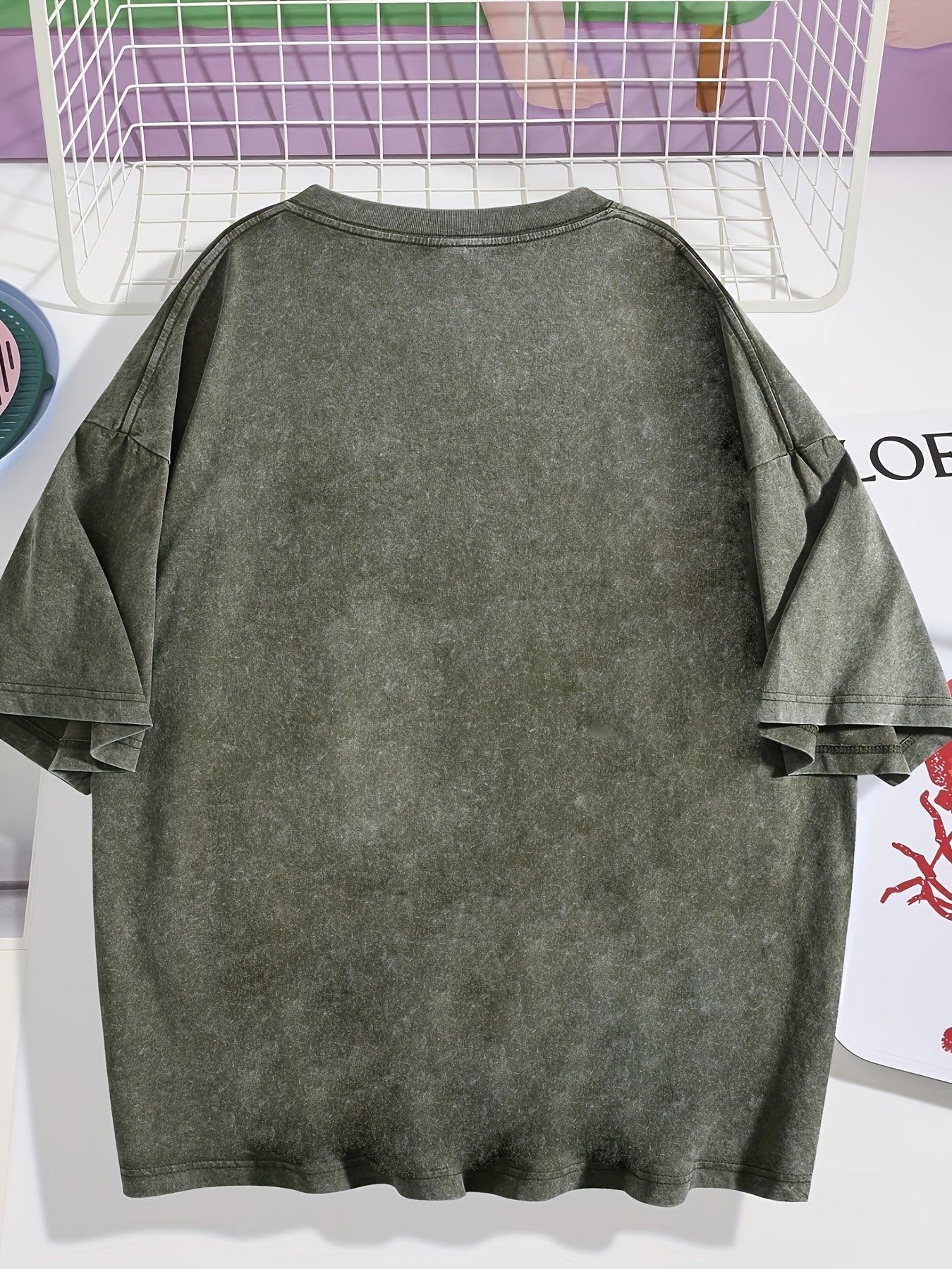 TSHIRT14 - Maglietta con stampa a motivo rock