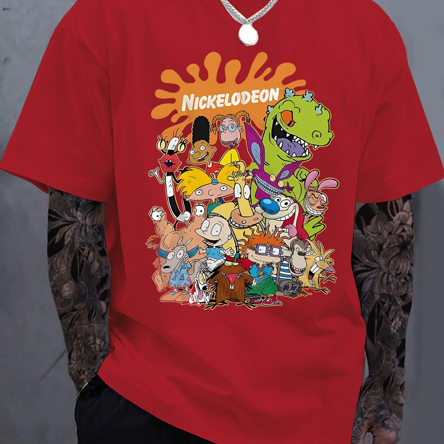 TSHIRT13 - T-shirt casual da strada hip-hop