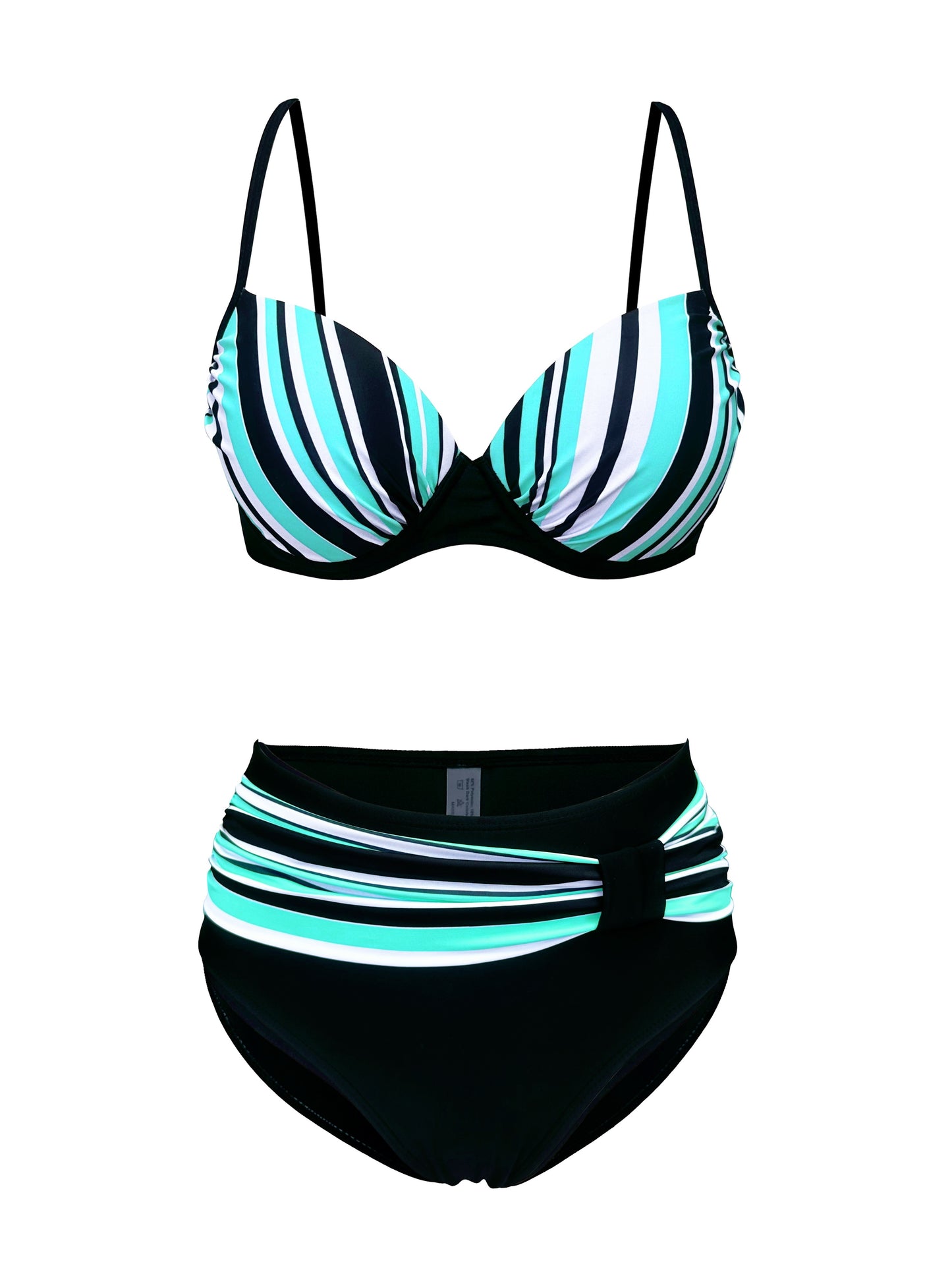 BSGIRL10 - Bikini a righe colorate