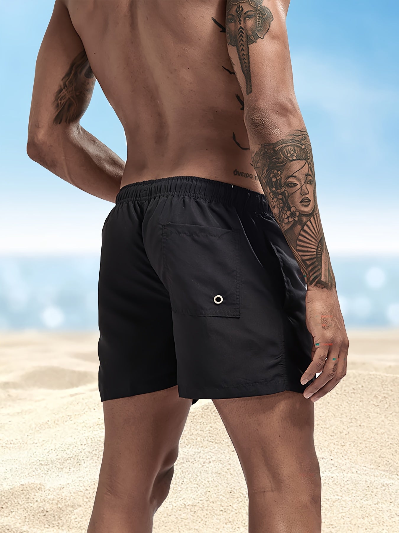 BSMENF10 - Pantaloncini da bagno da uomo ad asciugatura rapida