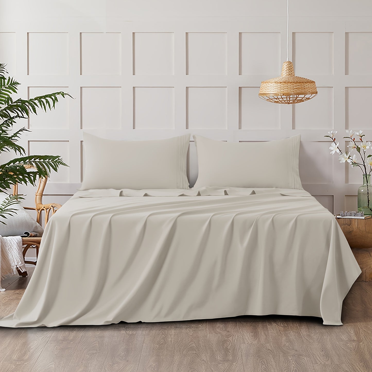 TESS03 - Set di lenzuola di lusso da 4 pezzi