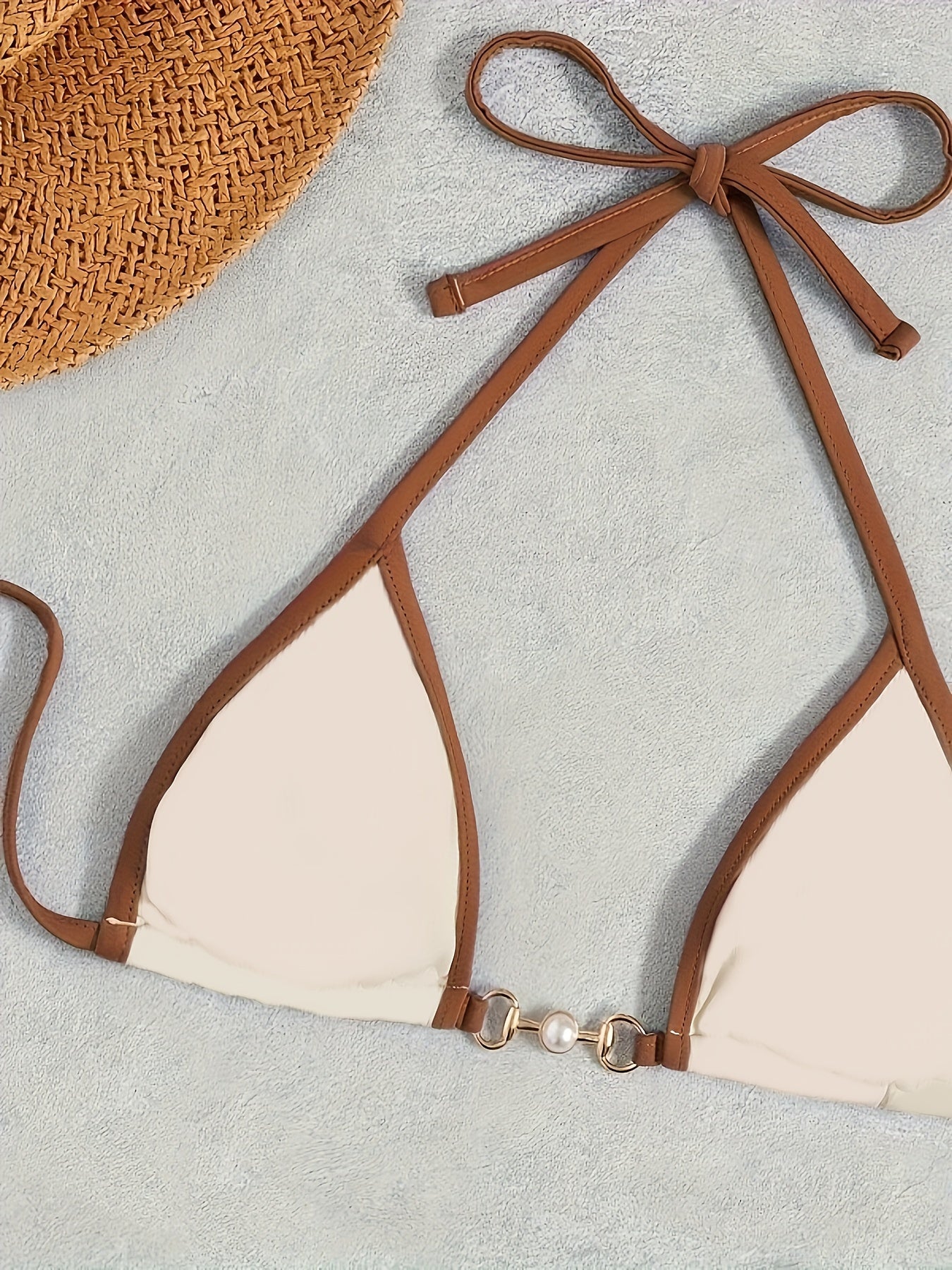 BSGIRL15 - Bikini with thong and metallic details