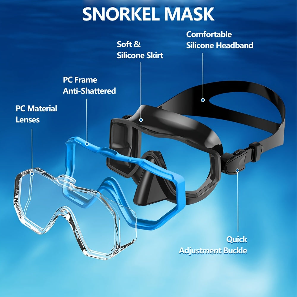 SNOR16 - Maschera da snorkeling e tubo di respirazione per ragazzi