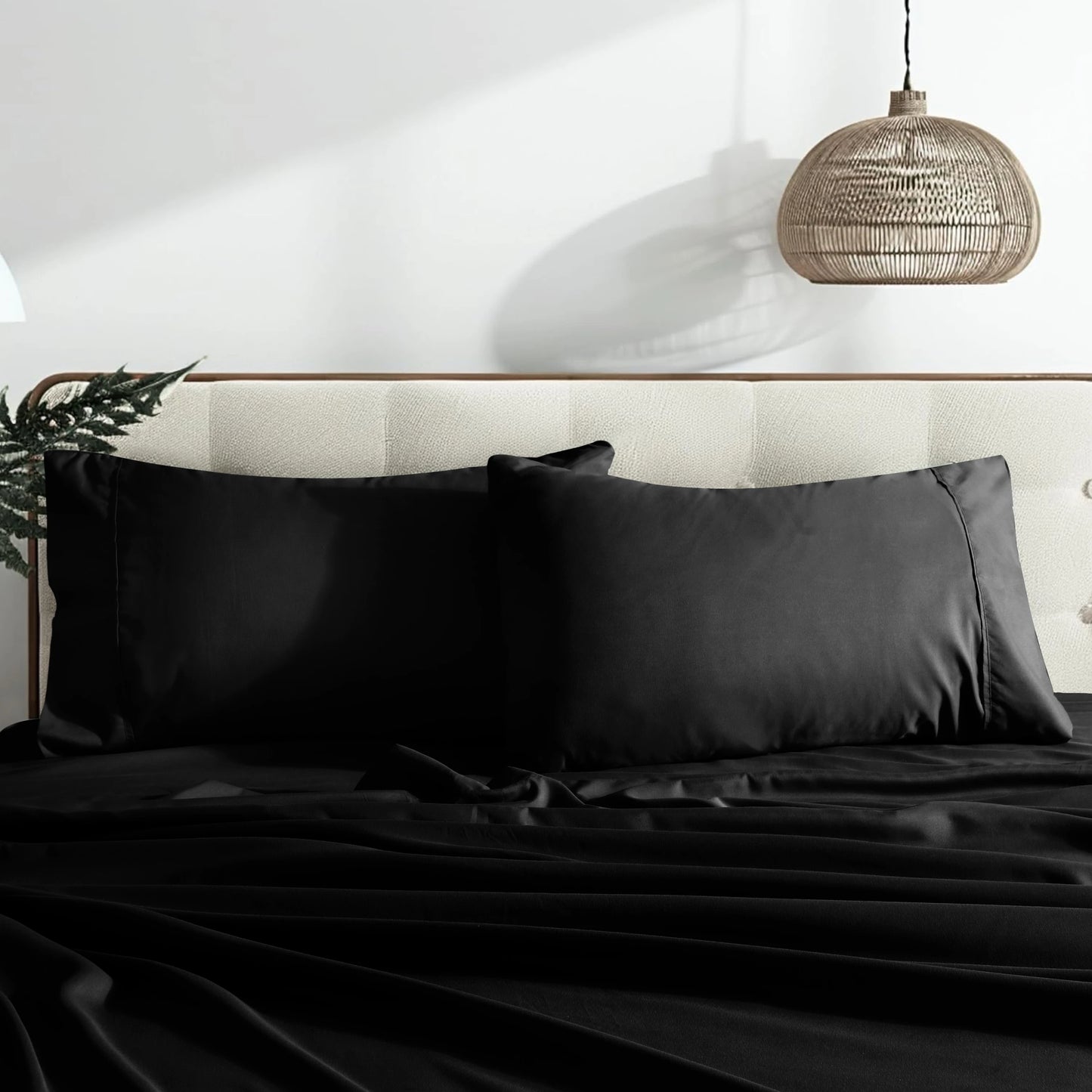 TESS04 - Set Lenzuola Lusso da 4 pezzi in microfibra extramorbide