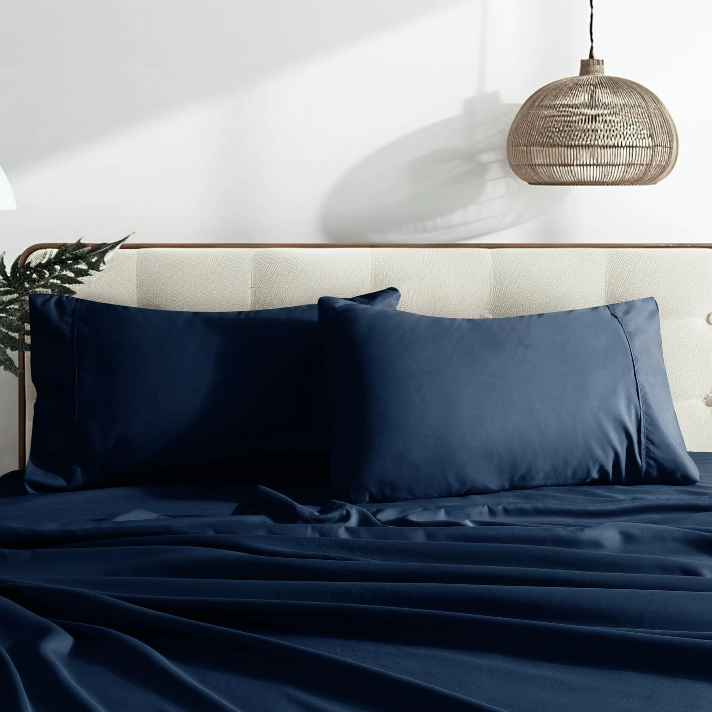 TESS04 - Set Lenzuola Lusso da 4 pezzi in microfibra extramorbide