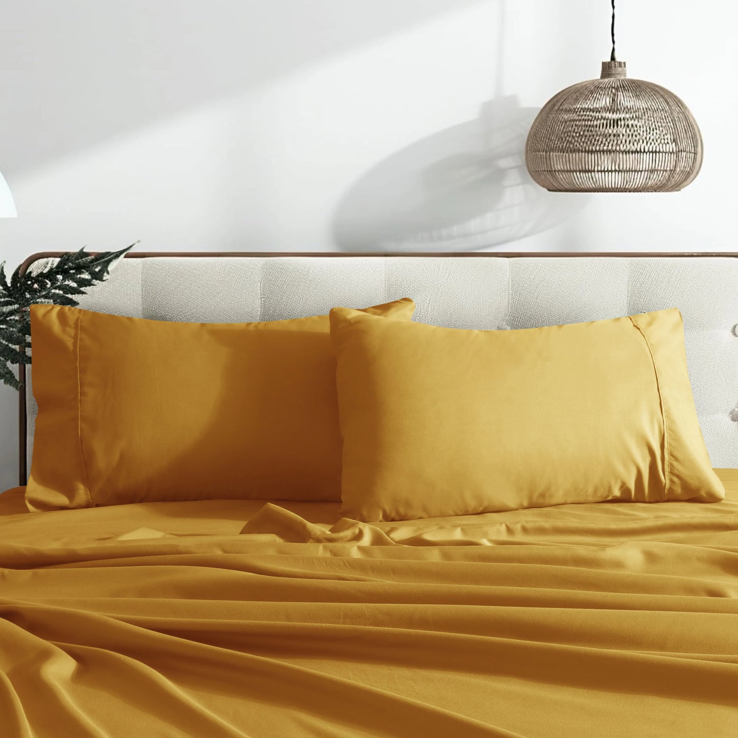 TESS04 - Set Lenzuola Lusso da 4 pezzi in microfibra extramorbide