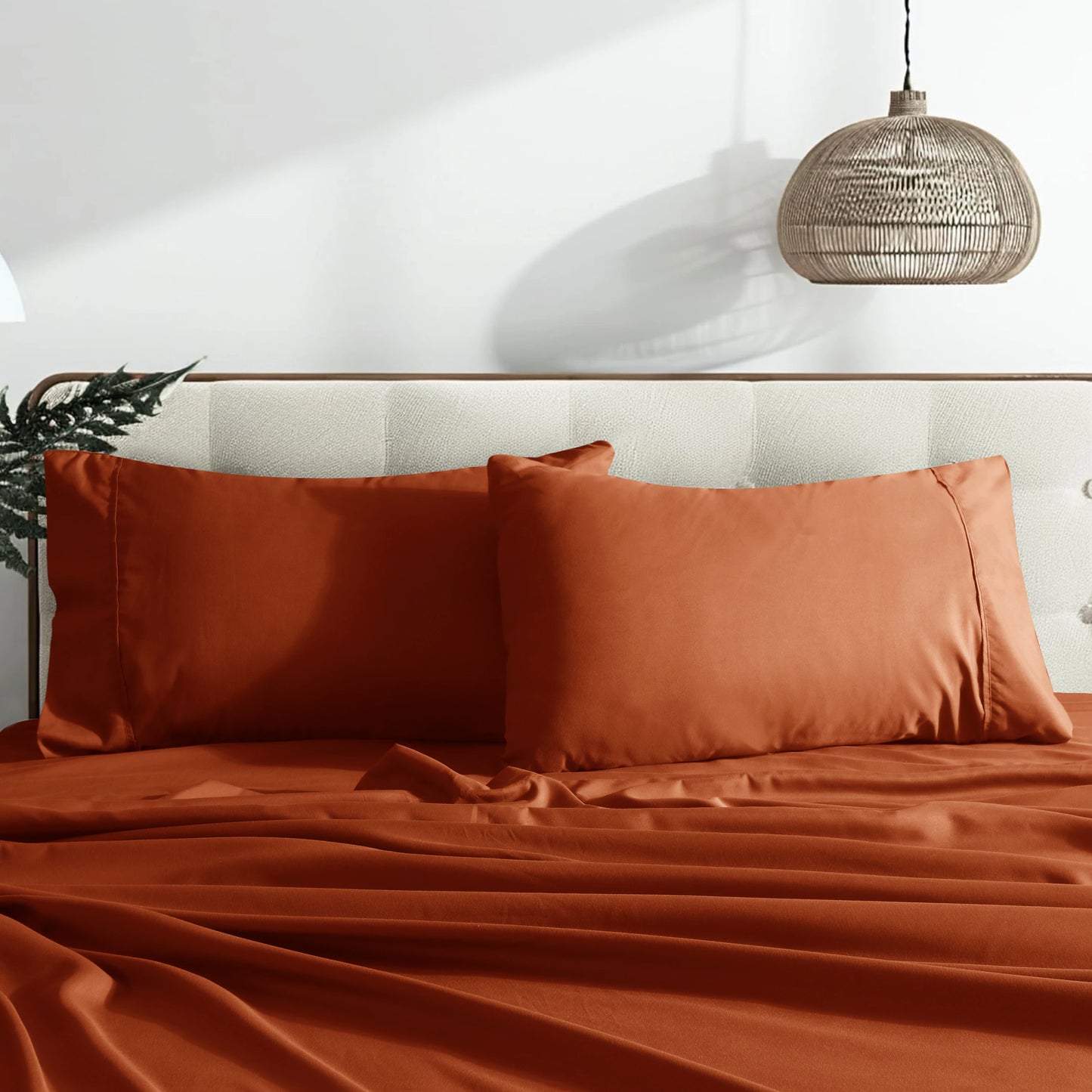 TESS04 - Set Lenzuola Lusso da 4 pezzi in microfibra extramorbide