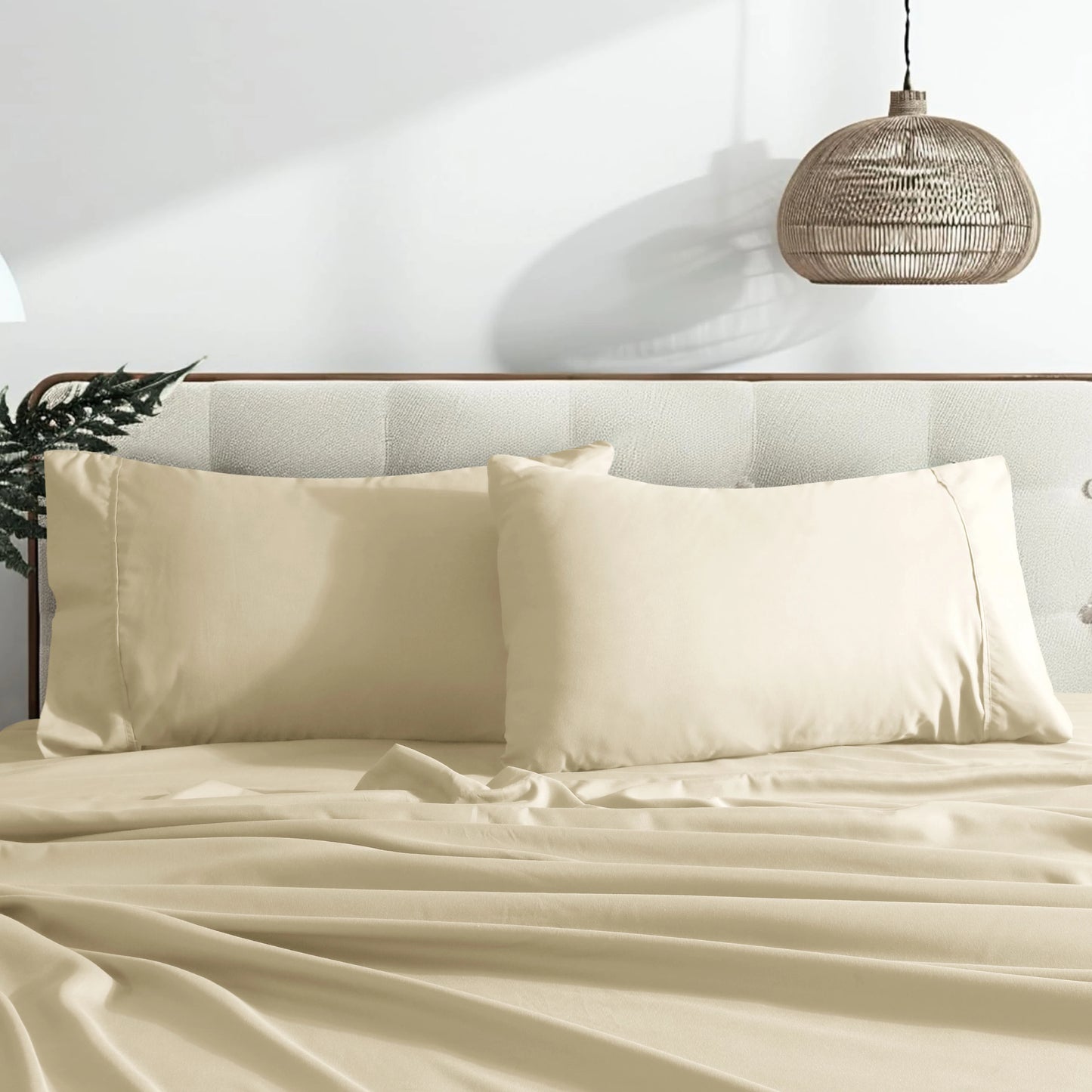 TESS04 - Set Lenzuola Lusso da 4 pezzi in microfibra extramorbide