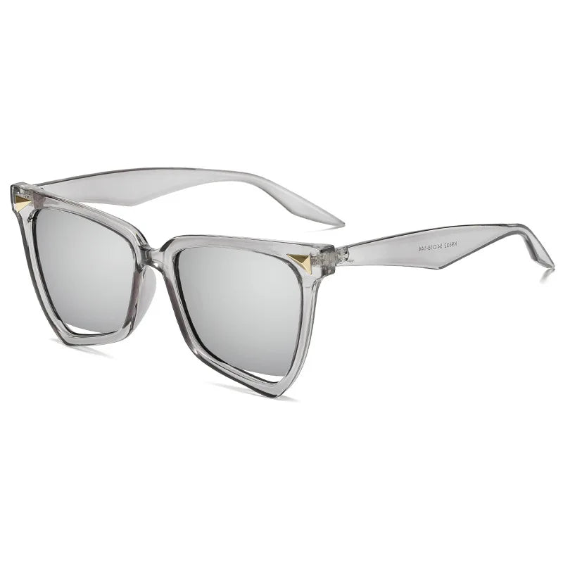 SUN09 -  Occhiali da sole donna oversize con montatura a occhio di gatto&nbsp;