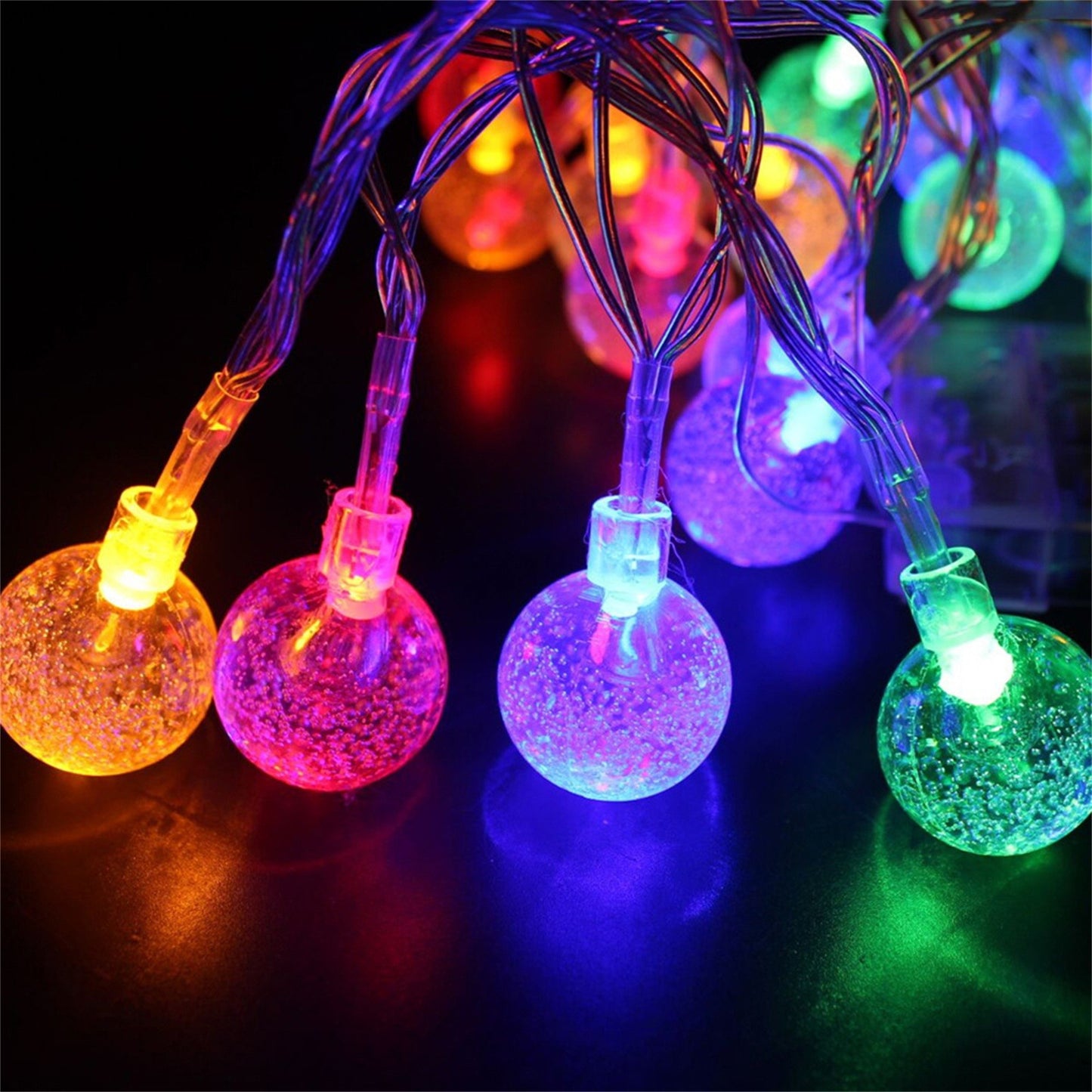 OUTDB - Luci a sfera solari con bolle