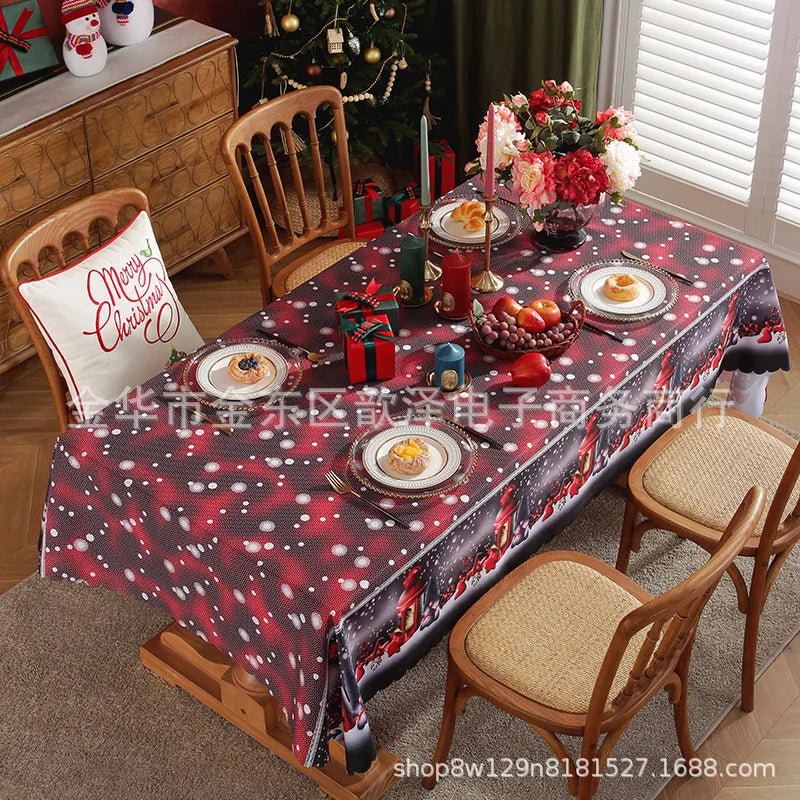 TESS16 - Tovaglia natalizia stampata impermeabile