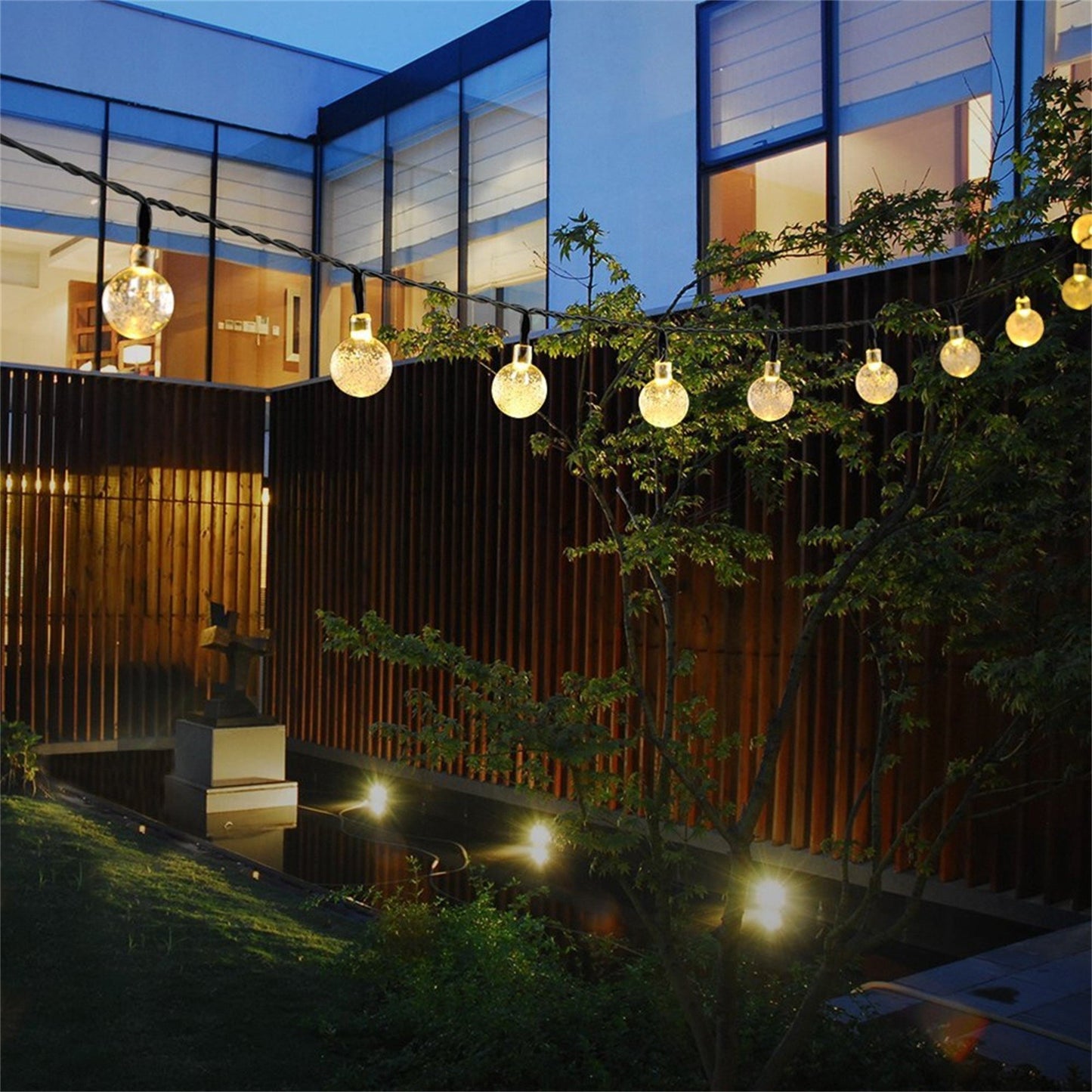 OUTDB - Luci a sfera solari con bolle