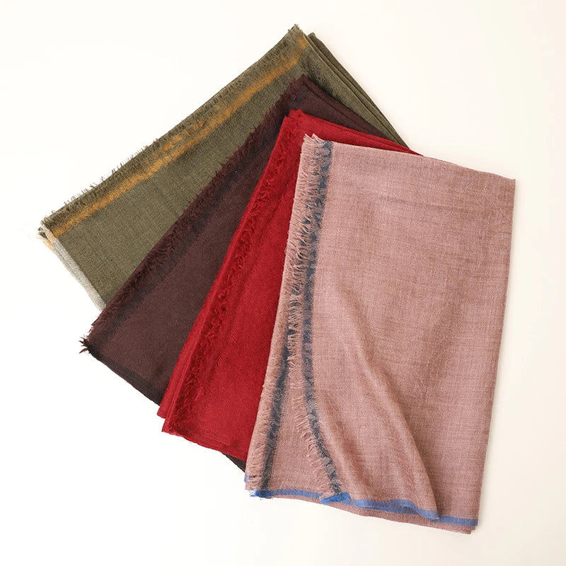 BAND08 - Sciarpa sottile in cashmere da donna