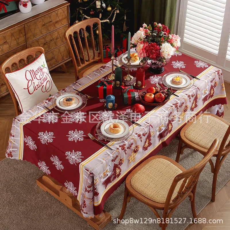 TESS16 - Tovaglia natalizia stampata impermeabile